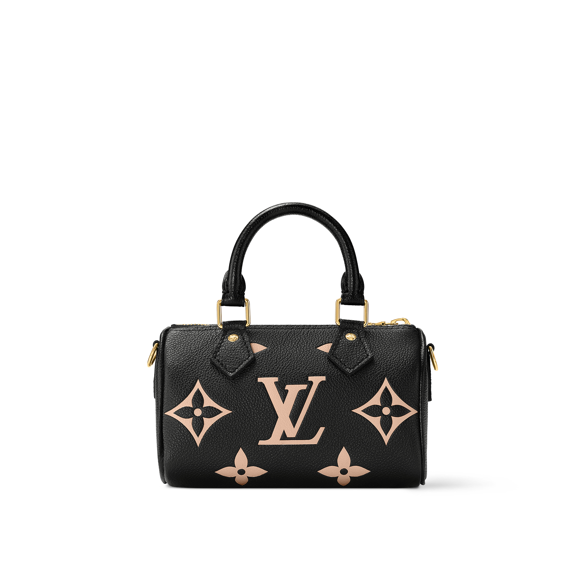 Nano Speedy 雙色 Monogram Empreinte 皮革 in 女士