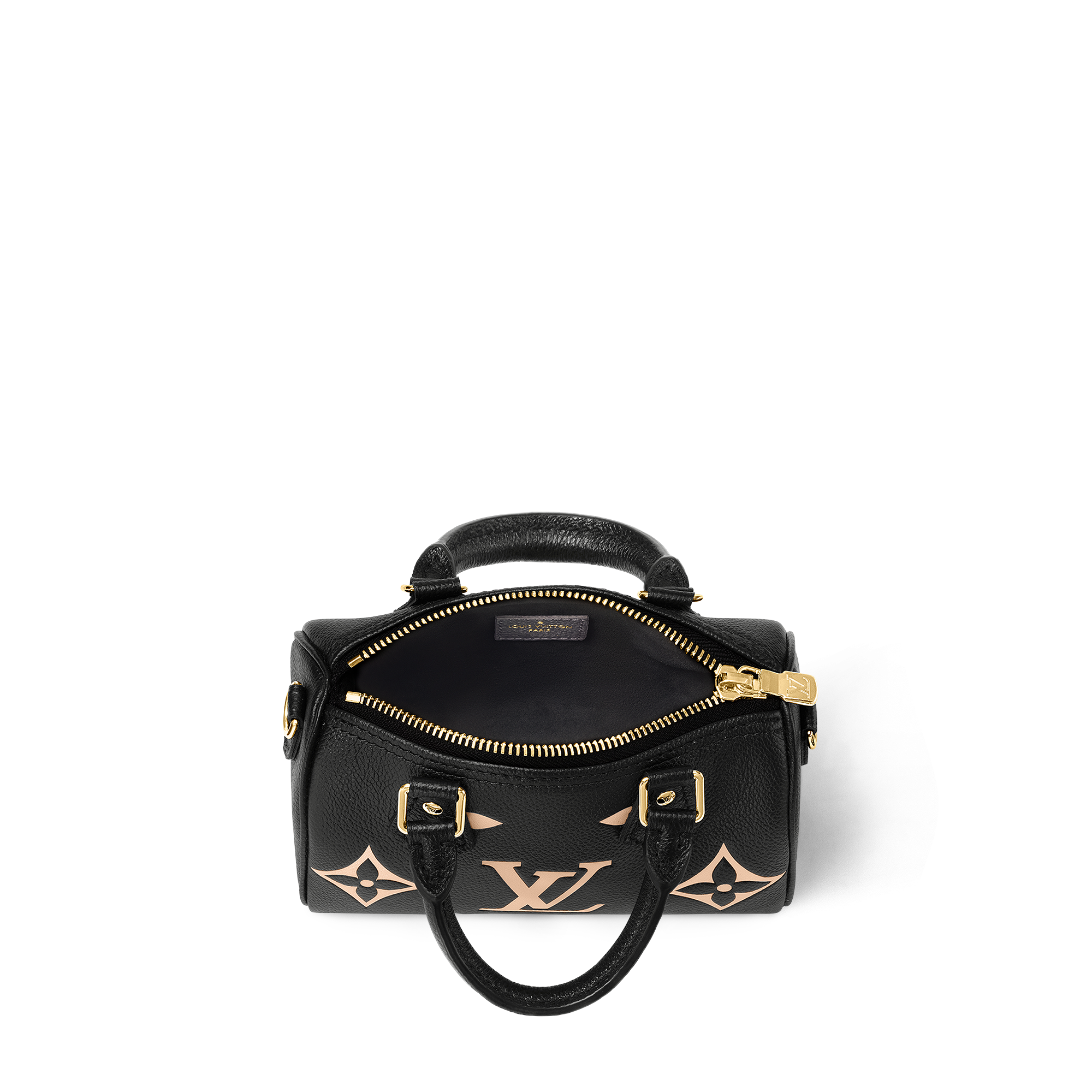 Nano Speedy 雙色 Monogram Empreinte 皮革 in 女士