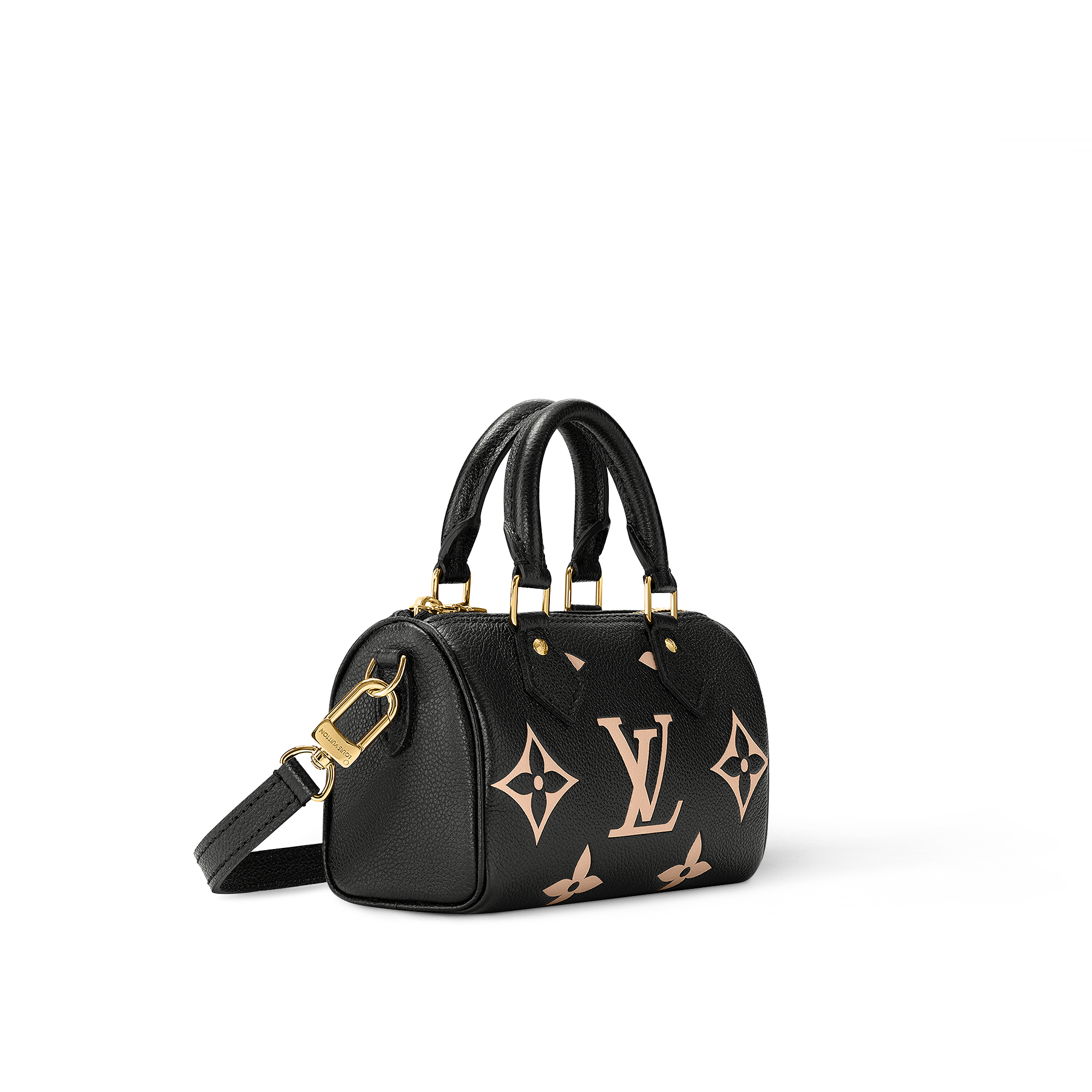 Nano Speedy 雙色 Monogram Empreinte 皮革 in 女士