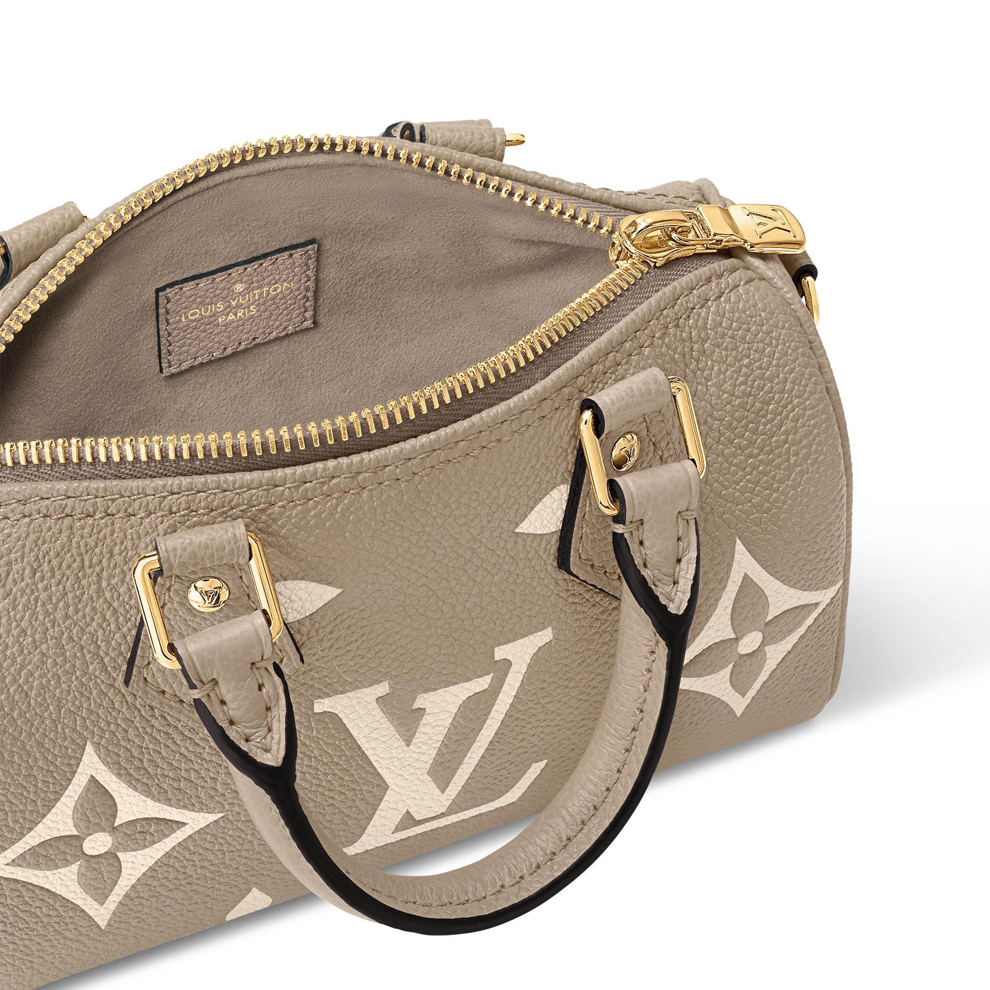 Nano Speedy 雙色 Monogram Empreinte 皮革 in 女士