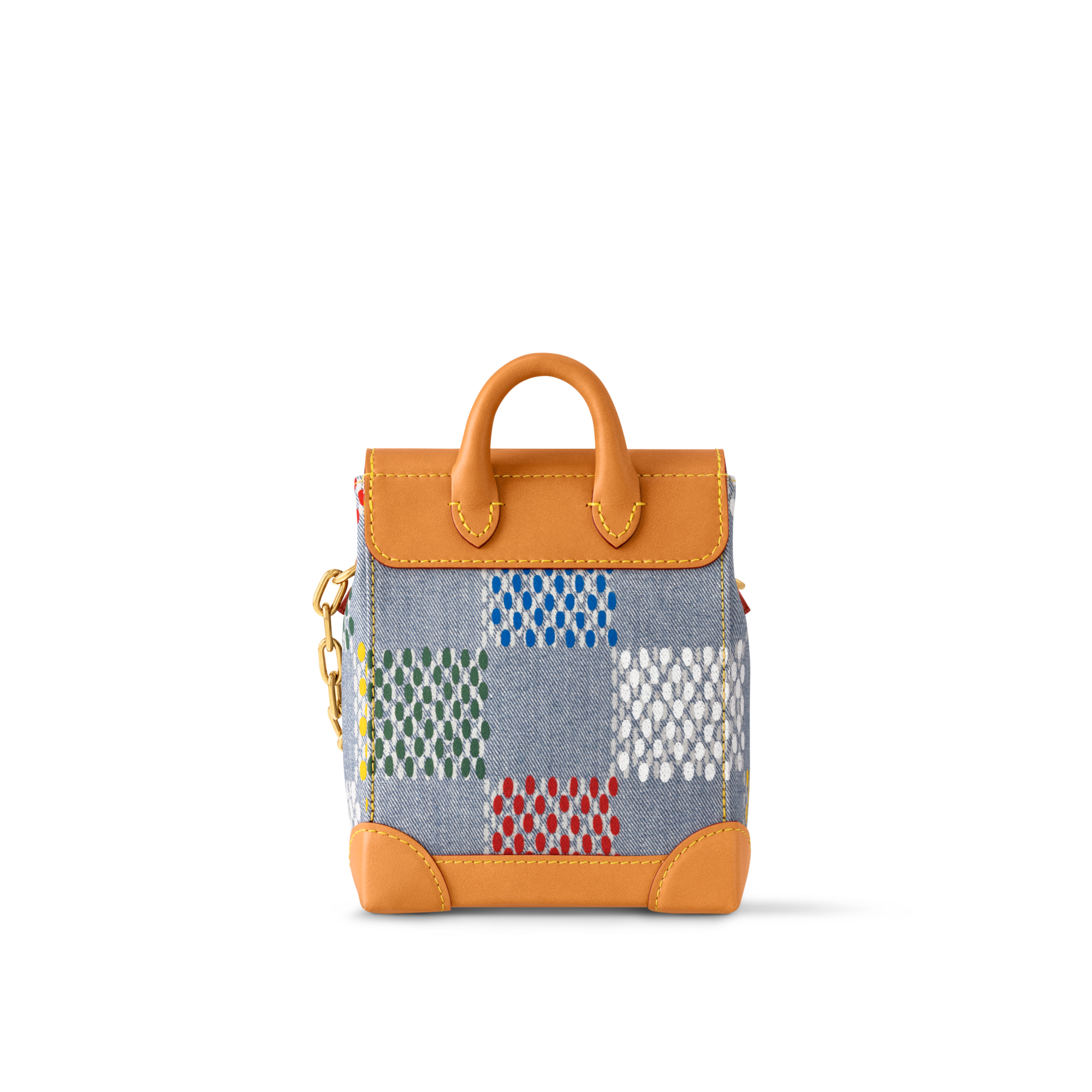 Nano Steamer Damier Ebène 帆布 in 男士
