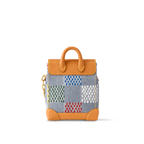 Nano Steamer Damier Ebène 帆布 in 男士's 錢包及小型皮件 迷你包款 collections by Louis Vuitton (產品縮放)