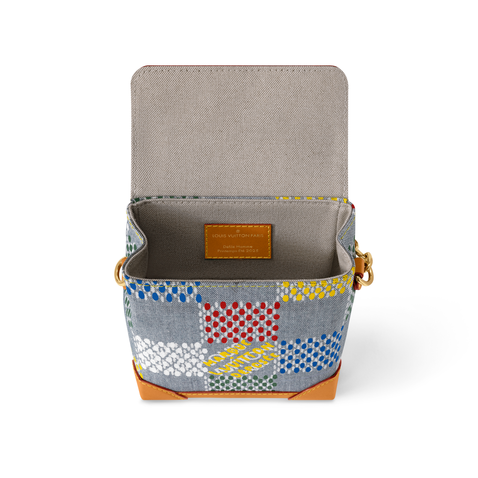Nano Steamer Damier Ebène 帆布 in 男士