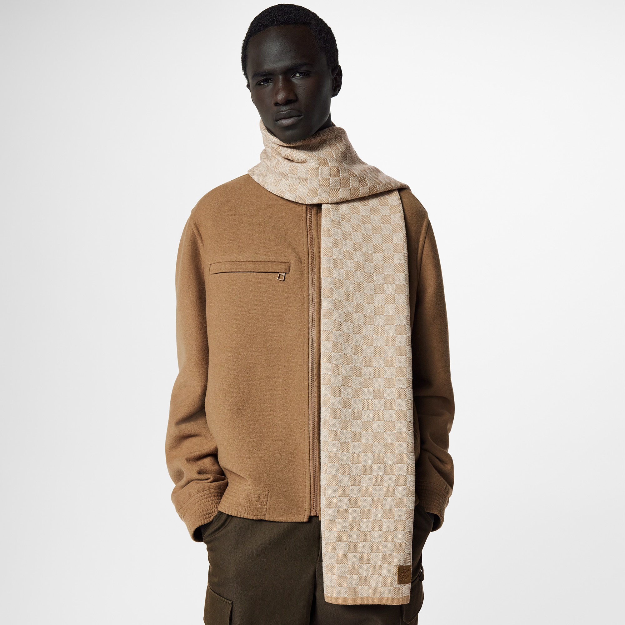 Neo Petit Damier 圍巾 . in 男士
