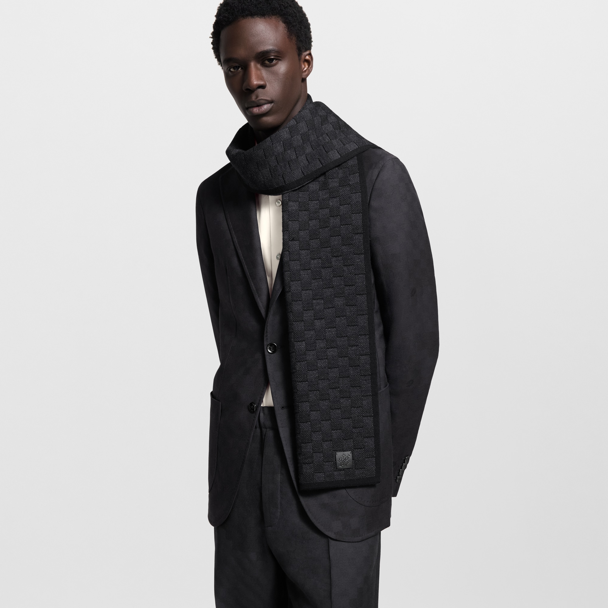 Néo Petit Damier 圍巾 . in 男士