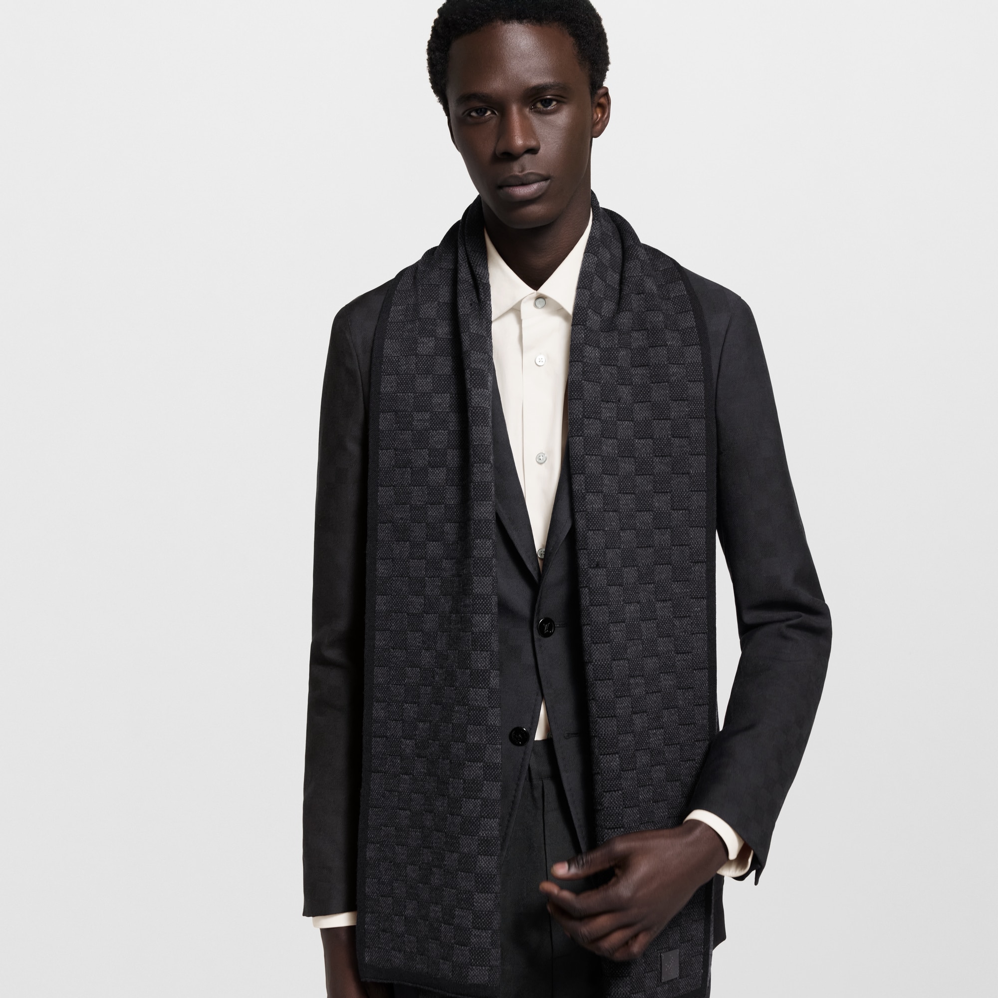 Néo Petit Damier 圍巾 . in 男士