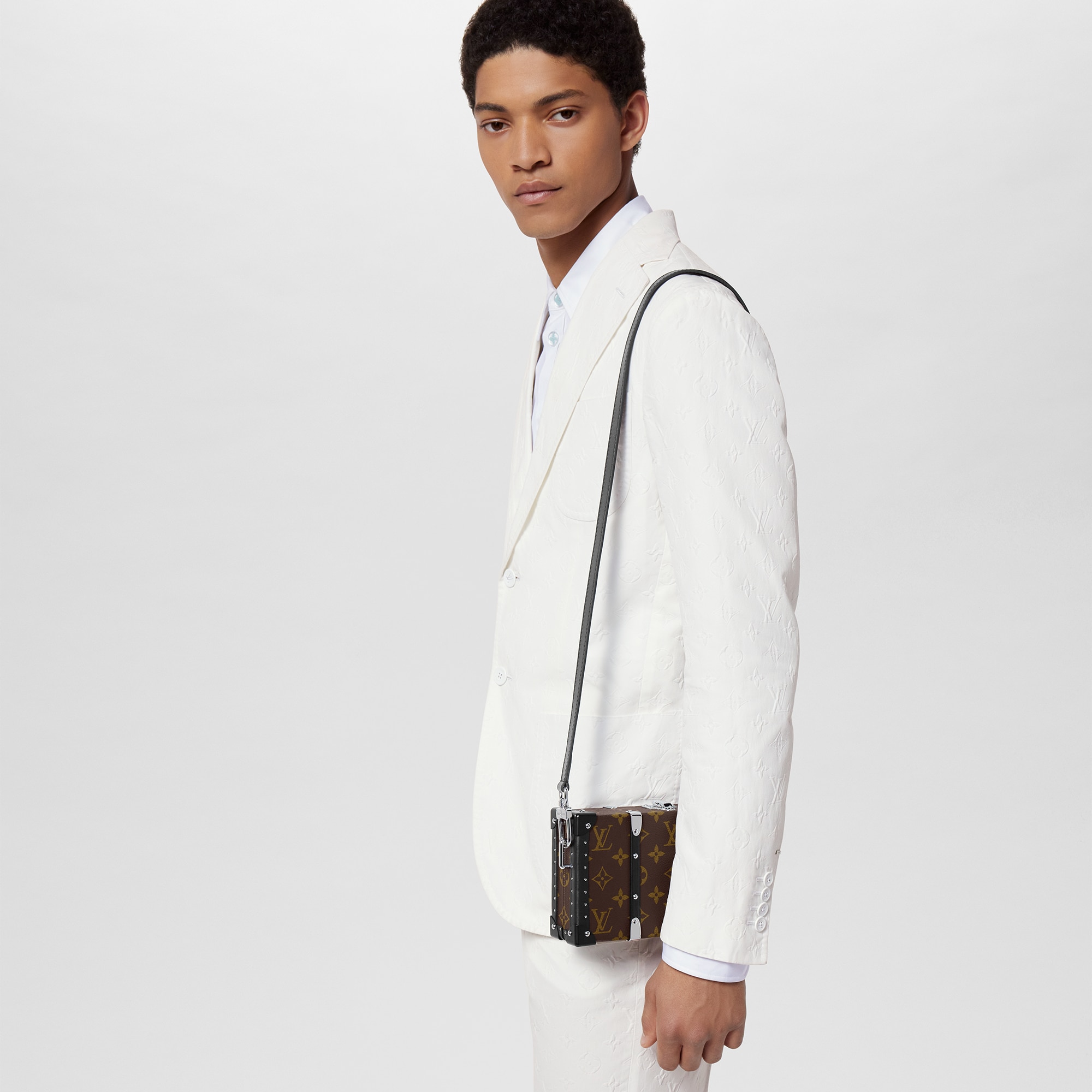Neo Wallet Trunk Monogram Macassar 帆布 in Les Extraordinaires