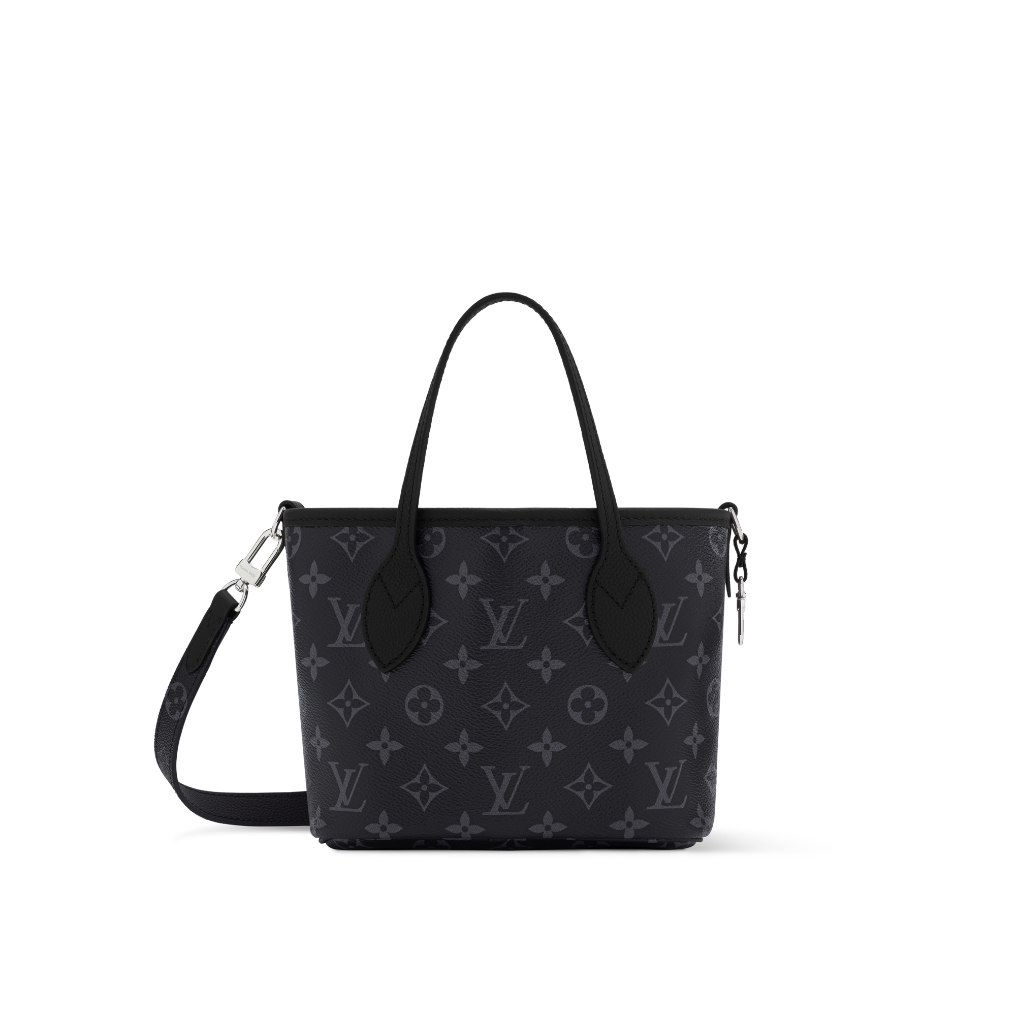 Neverfull Bandoulière Inside Out BB Monogram Eclipse 帆布 in 時尚包包及小型皮件