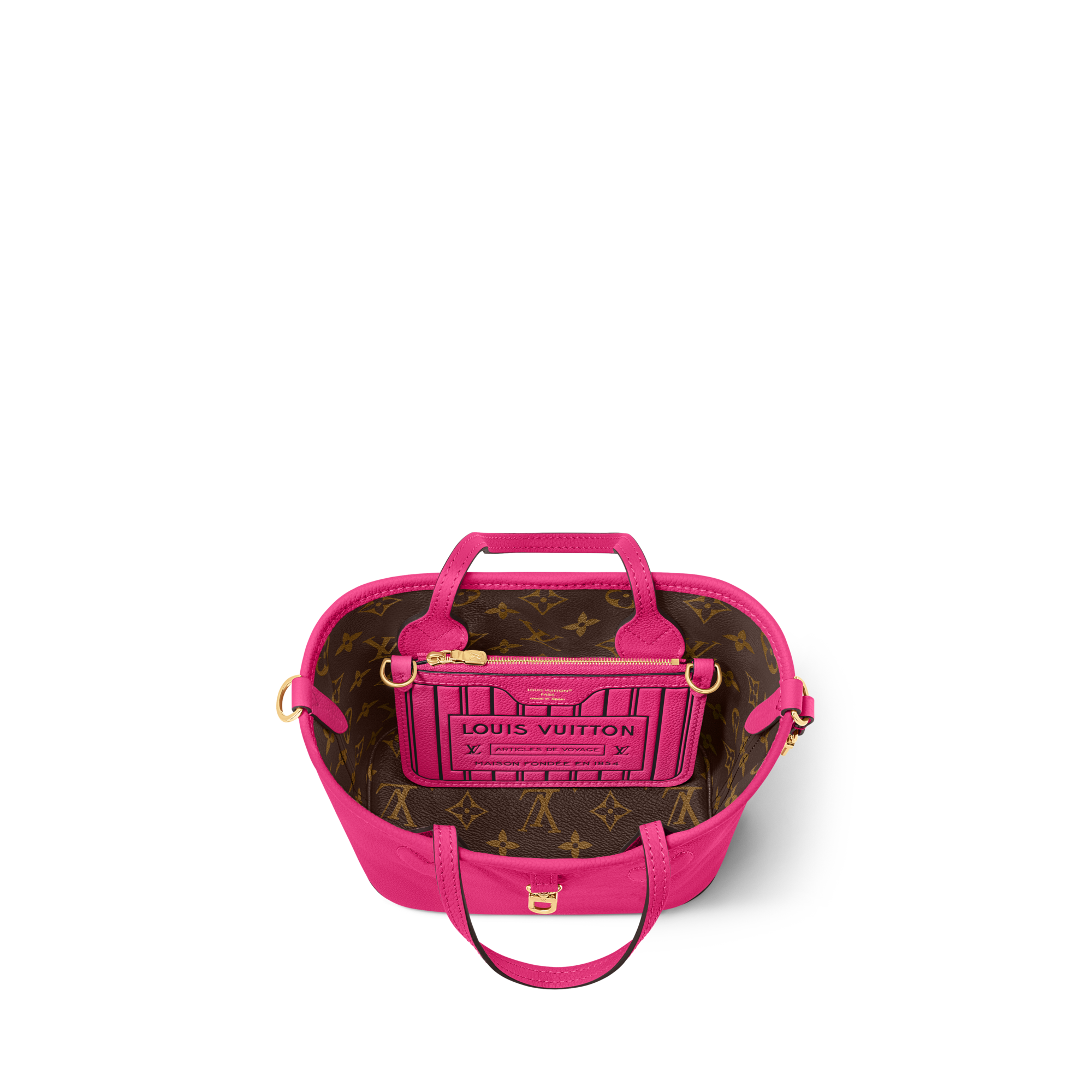 Neverfull Bandoulière Inside Out BB  in 時尚包包及小型皮件