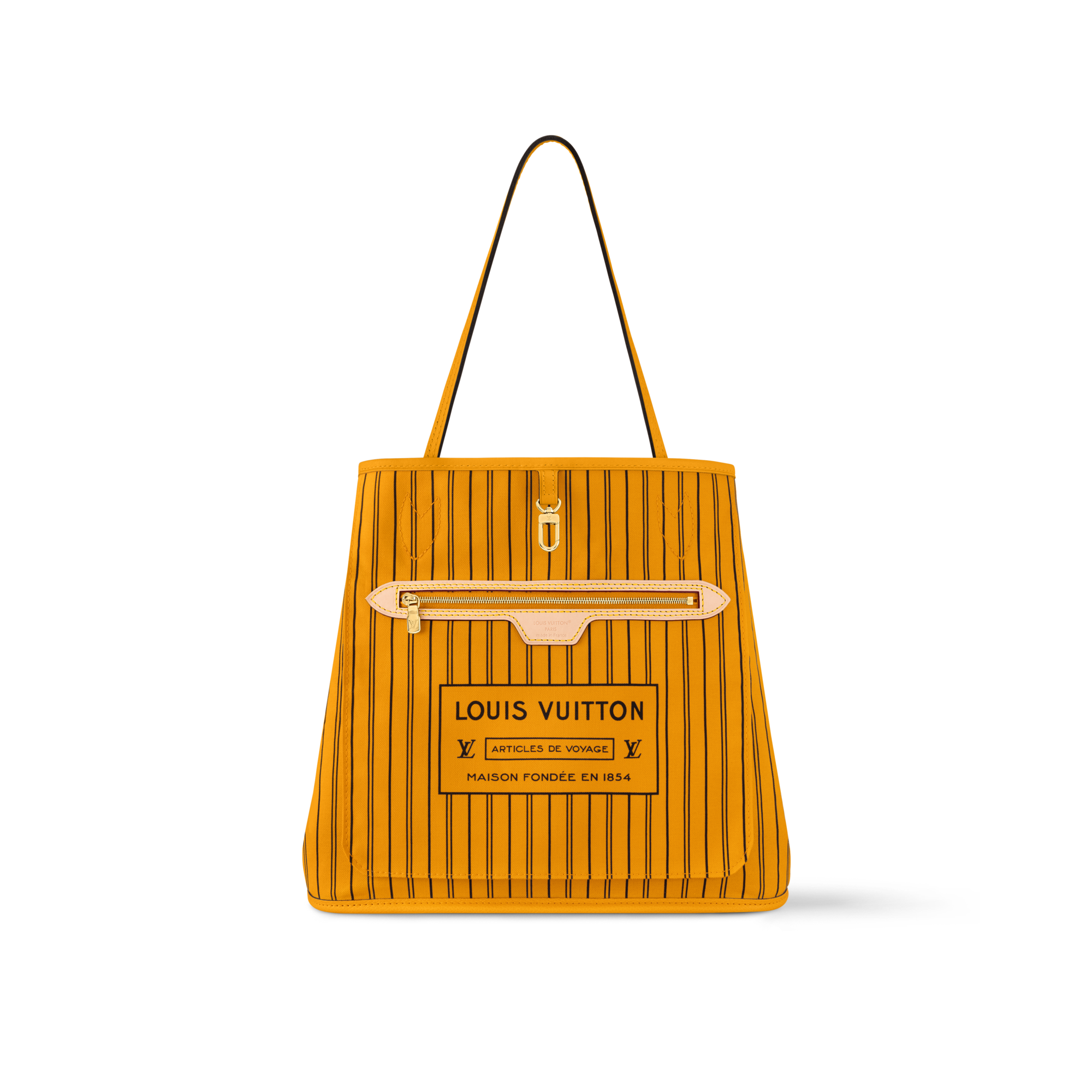 Neverfull Bandoulière Inside Out MM Monogram 帆布 in 時尚包包及小型皮件