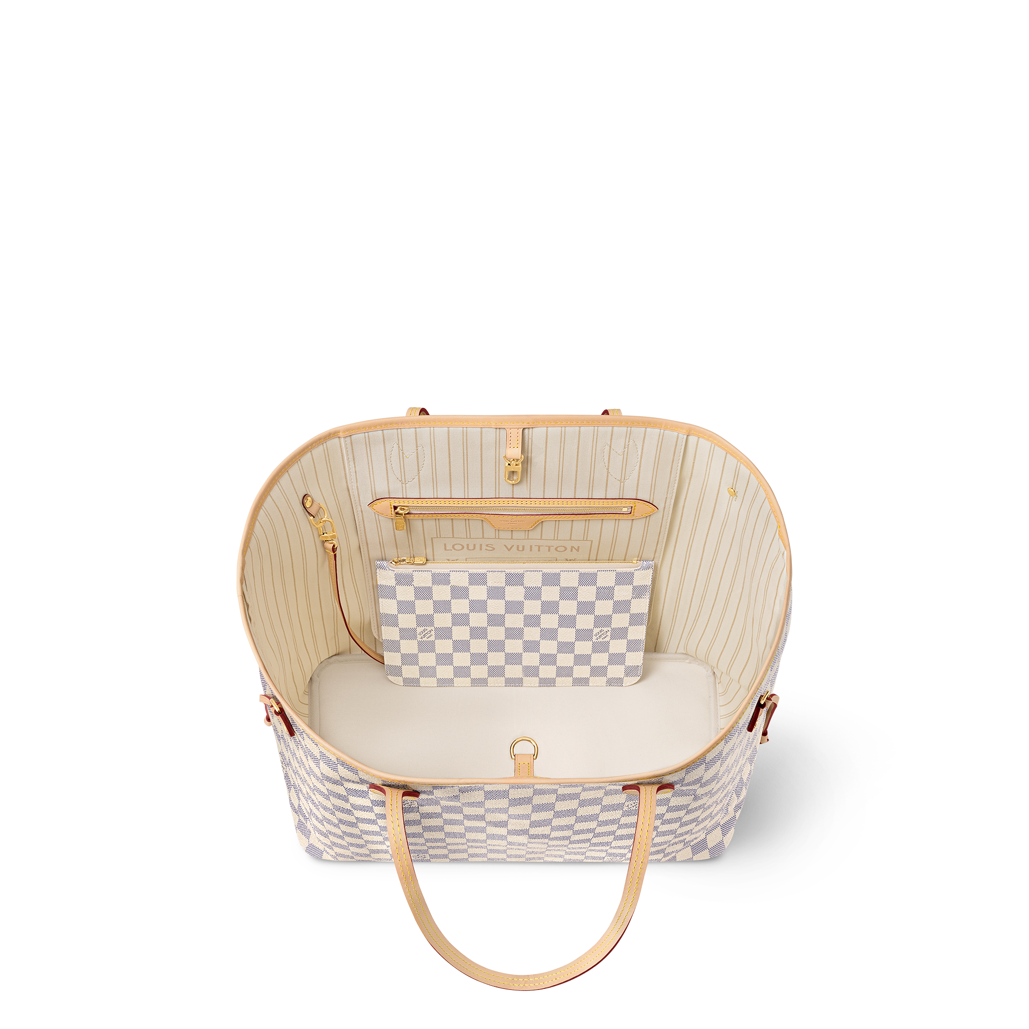 Neverfull GM Damier Azur 帆布 in 女士