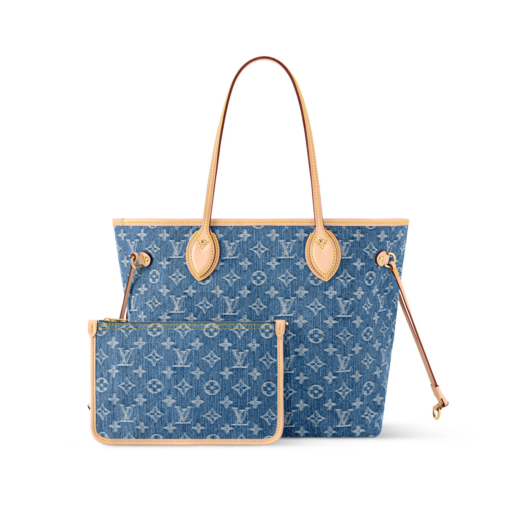 Neverfull MM Monogram Denim in 時尚包包及小型皮件