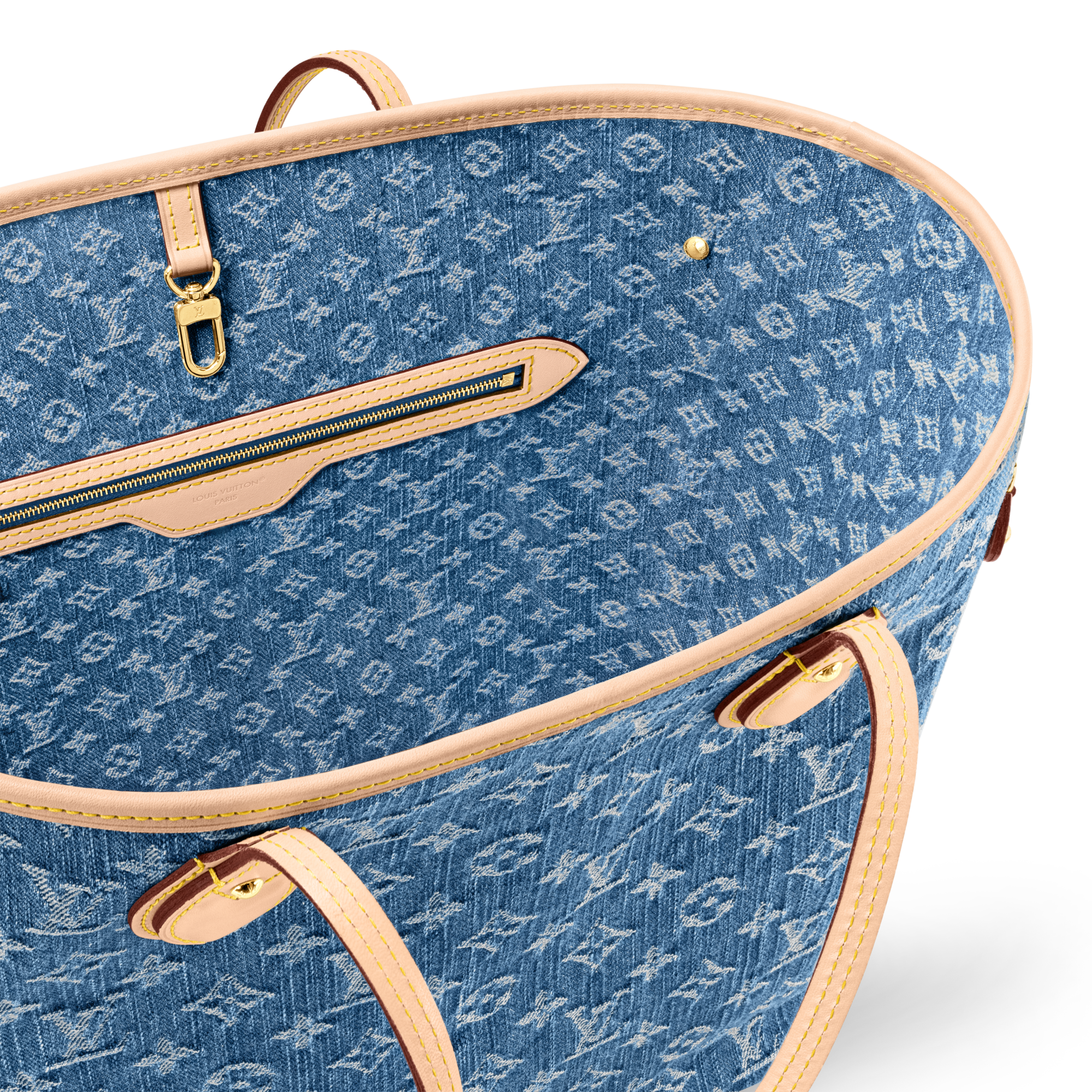 Neverfull MM Monogram Denim in 時尚包包及小型皮件