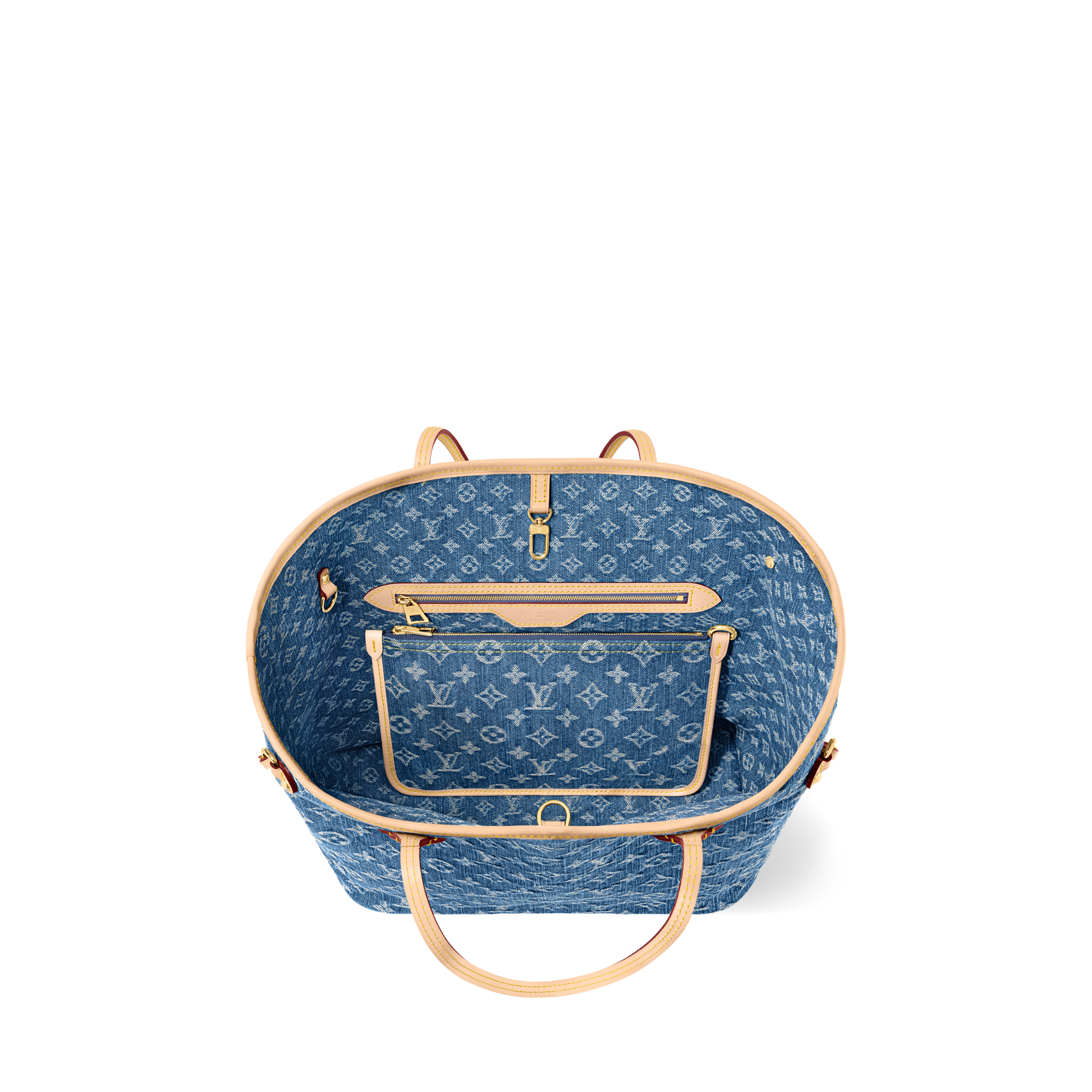 Neverfull MM Monogram Denim in 時尚包包及小型皮件