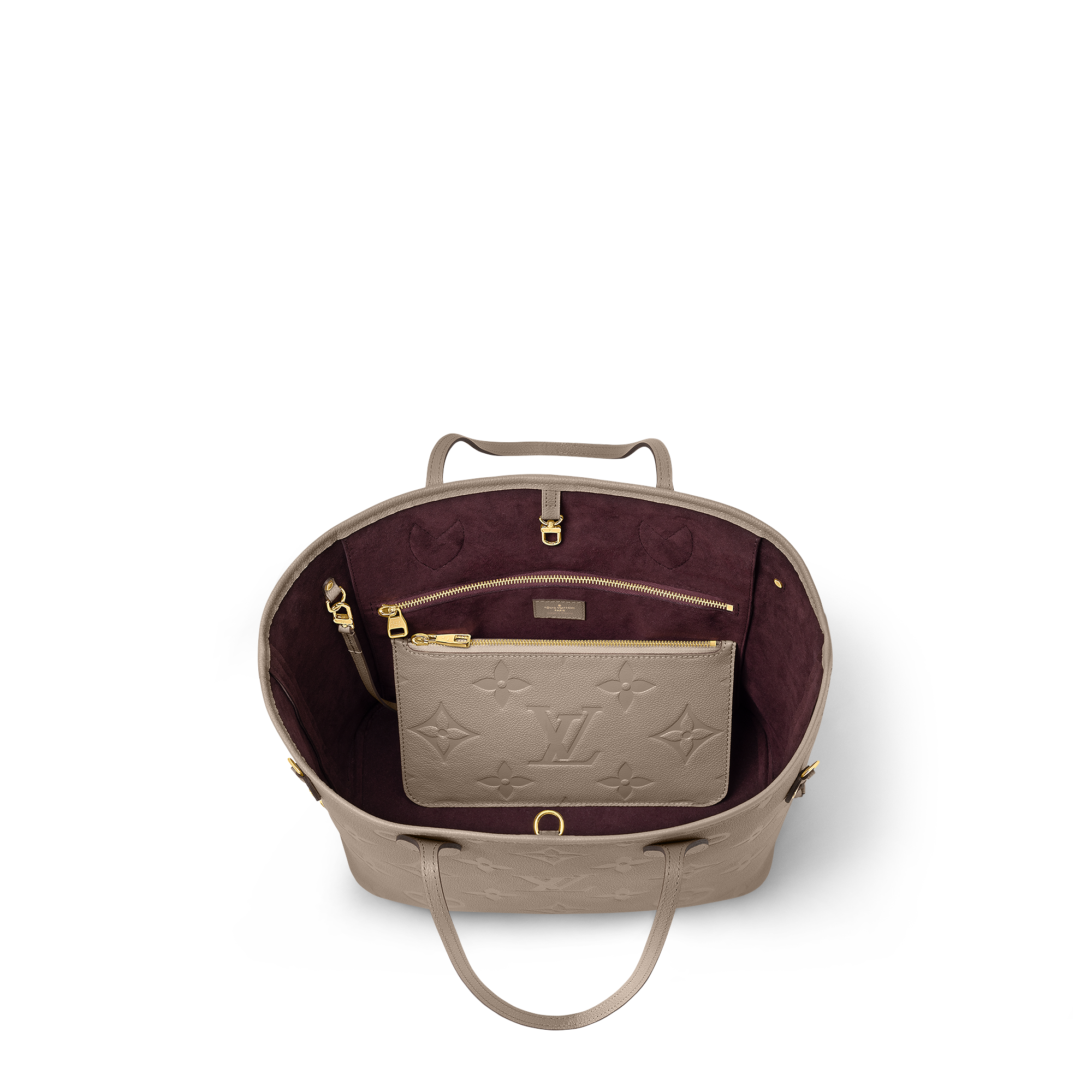 Neverfull MM Monogram Empreinte 皮革 in 女士
