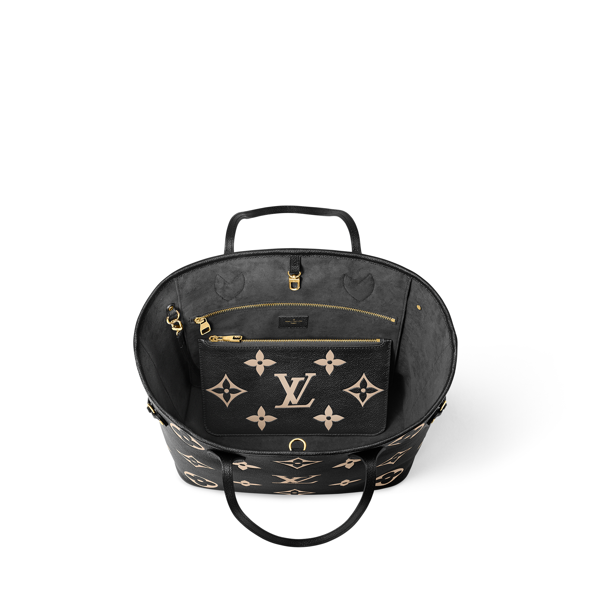 Neverfull MM Monogram Empreinte 皮革 in 女士