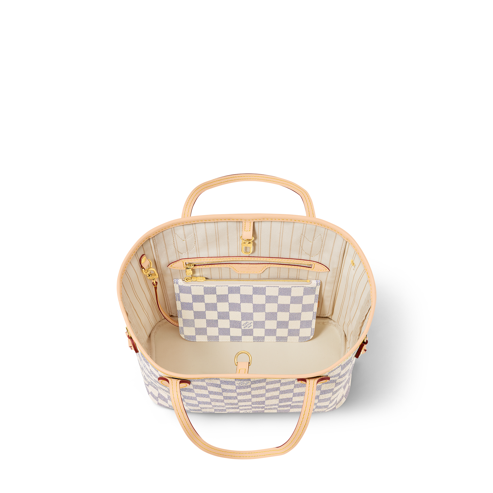 Neverfull PM Damier Azur 帆布 in 女士