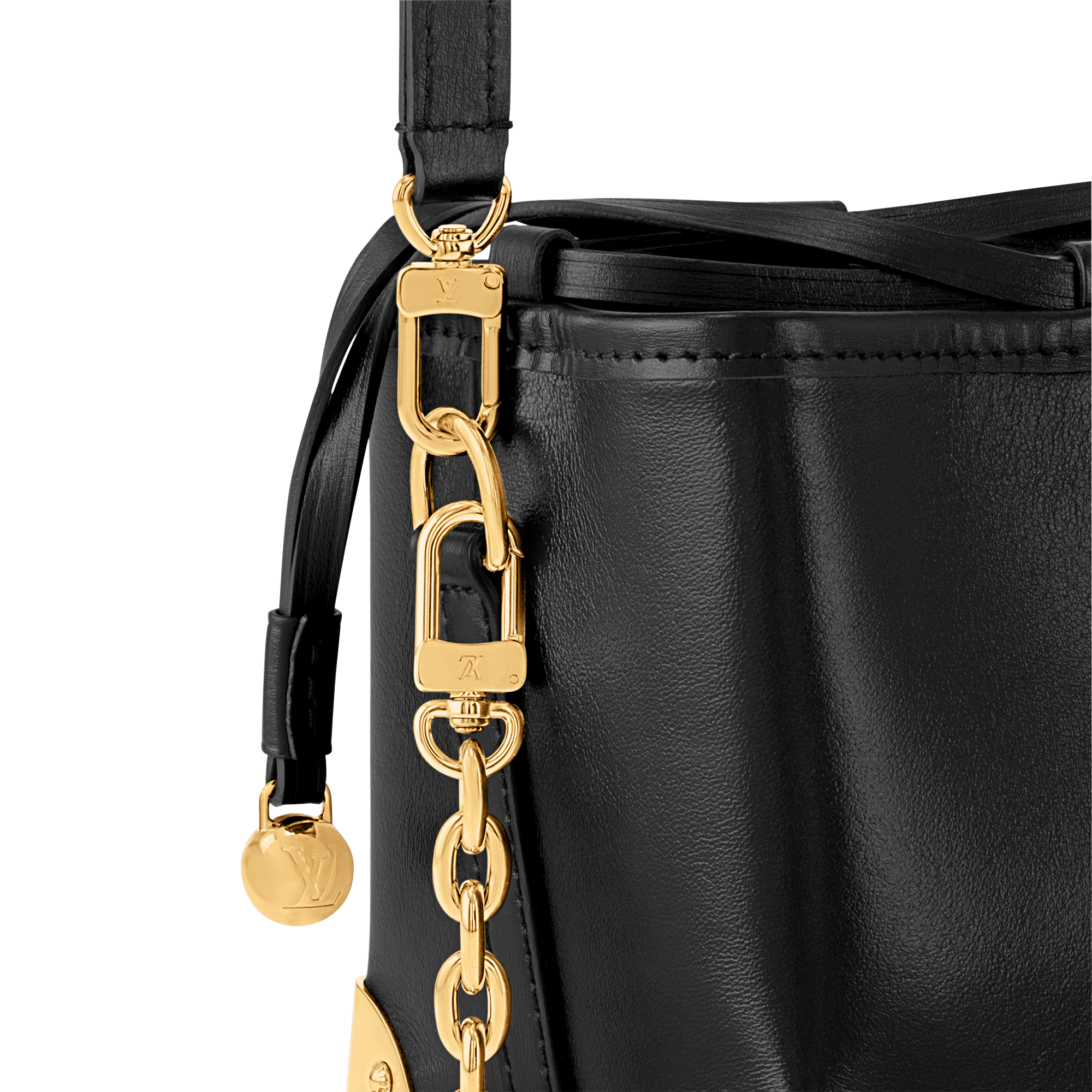 Noé Purse LV Charms 時尚皮革 in 女士