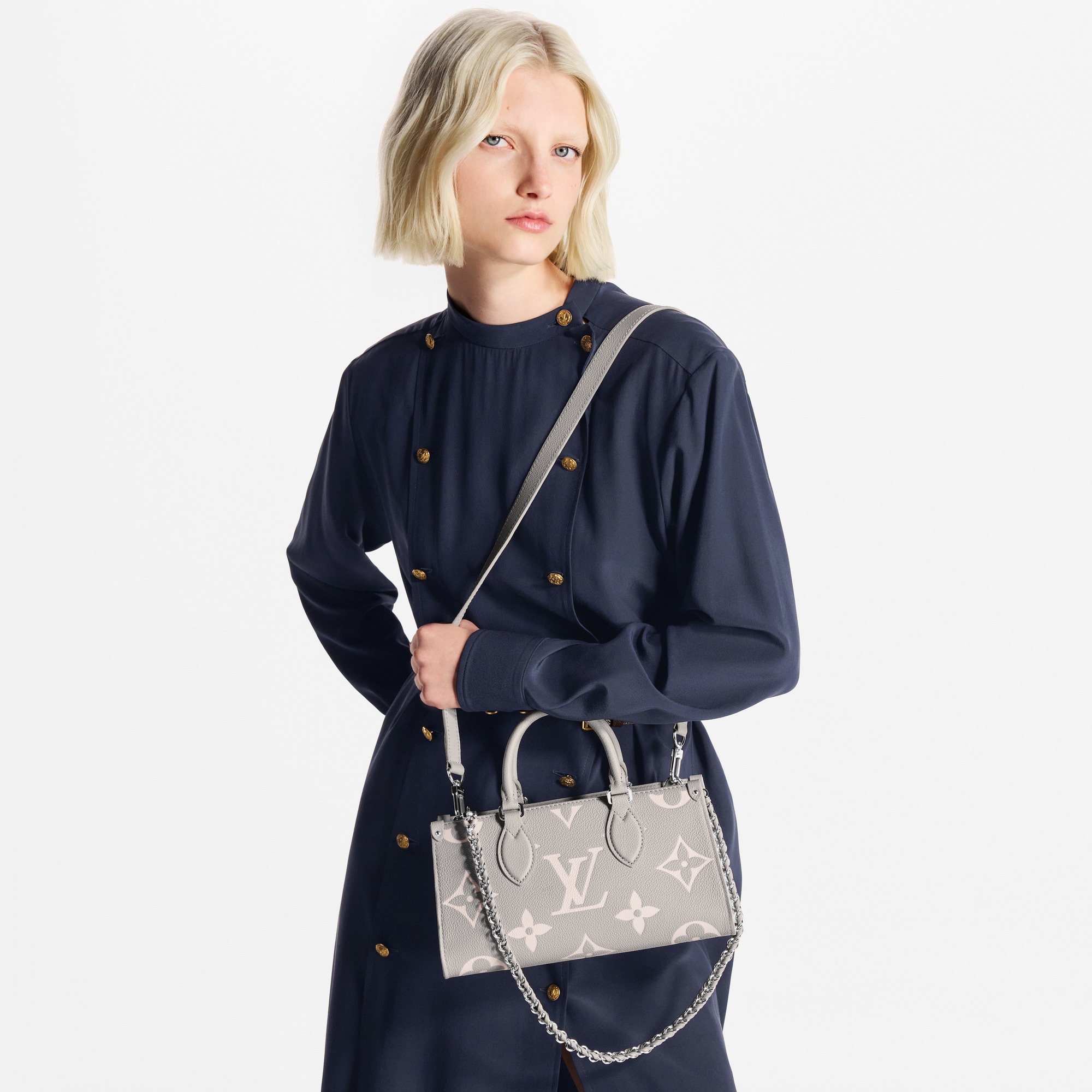 OnTheGo East West 雙色 Monogram Empreinte 皮革 in 女士