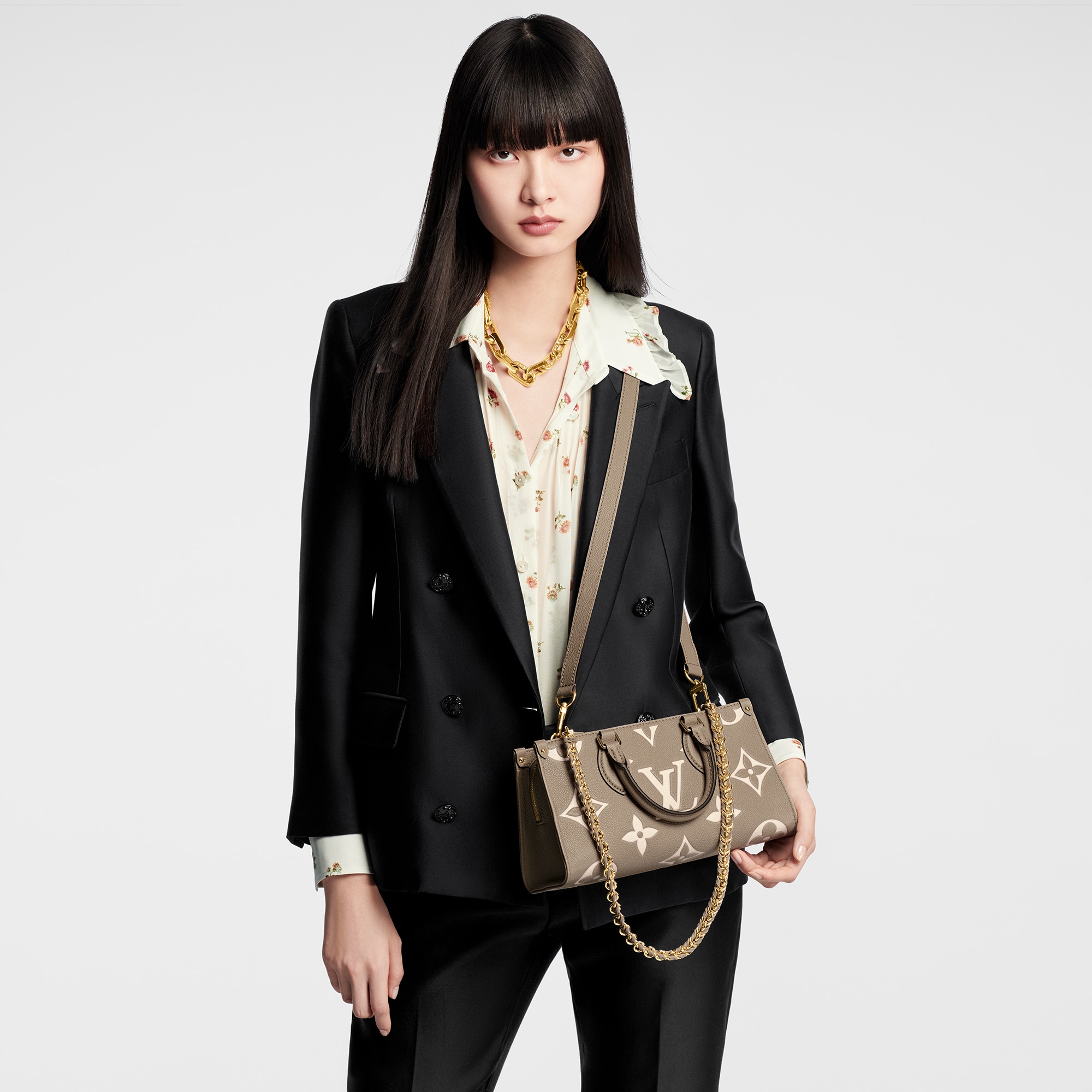 OnTheGo East West 雙色 Monogram Empreinte 皮革 in 女士
