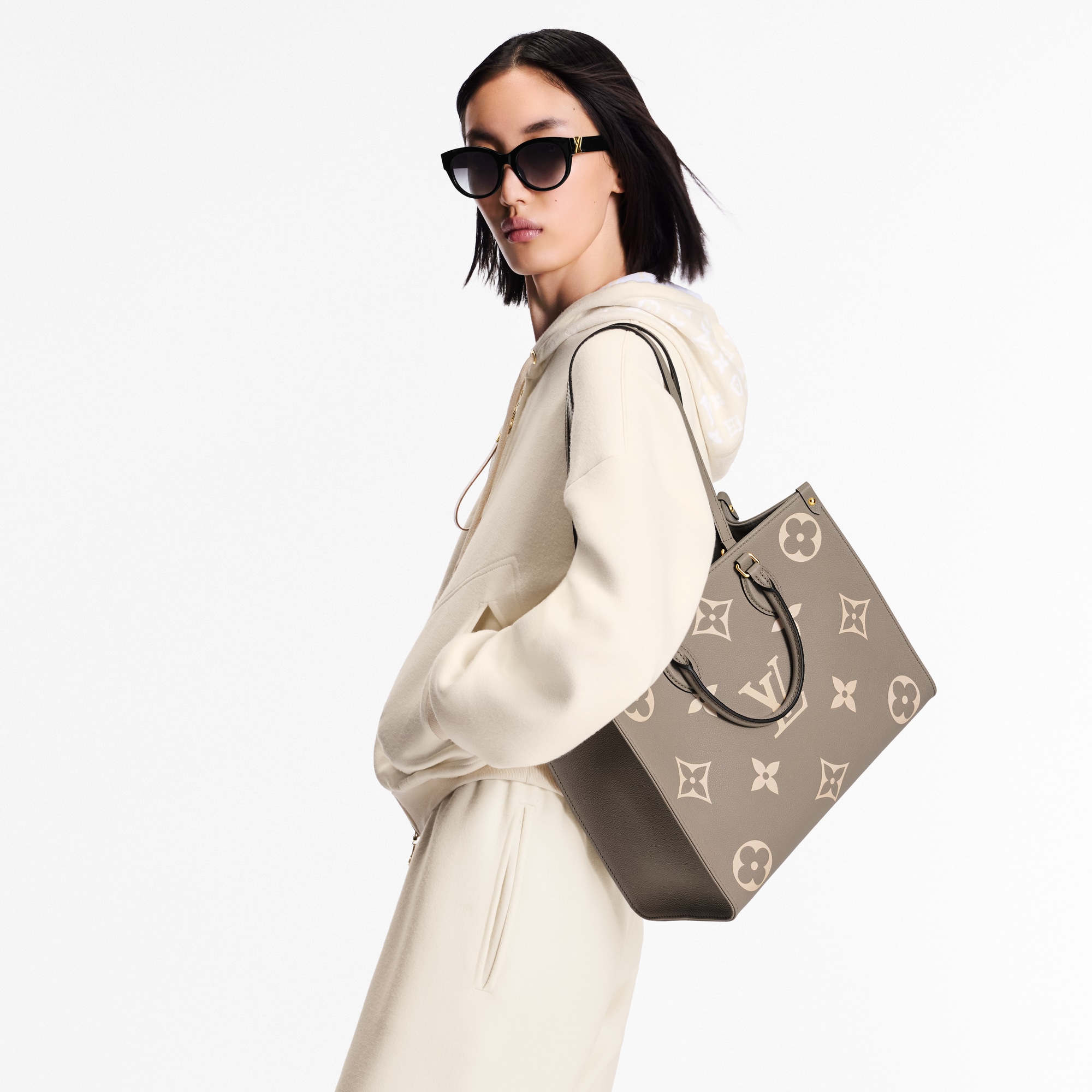 OnTheGo MM 雙色 Monogram Empreinte 皮革 in 女士
