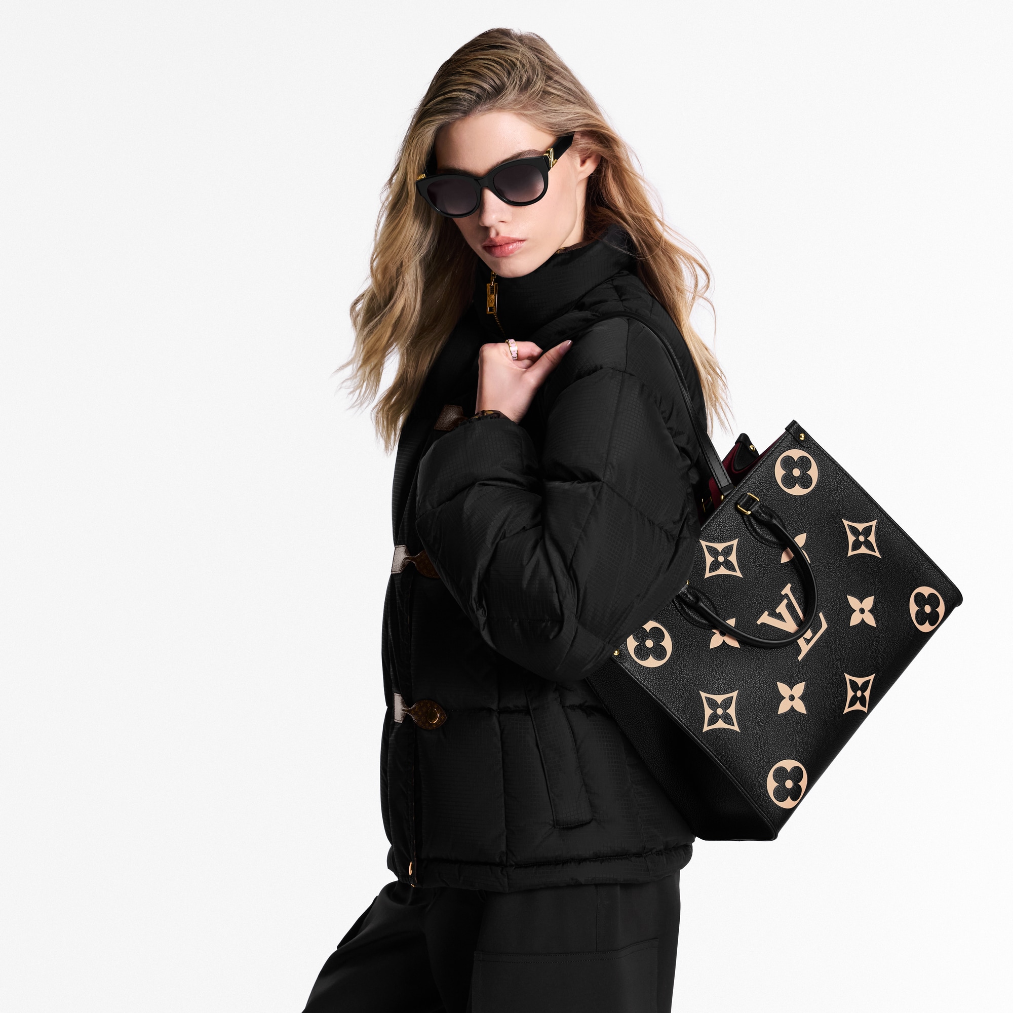 OnTheGo MM 雙色 Monogram Empreinte 皮革 in 女士