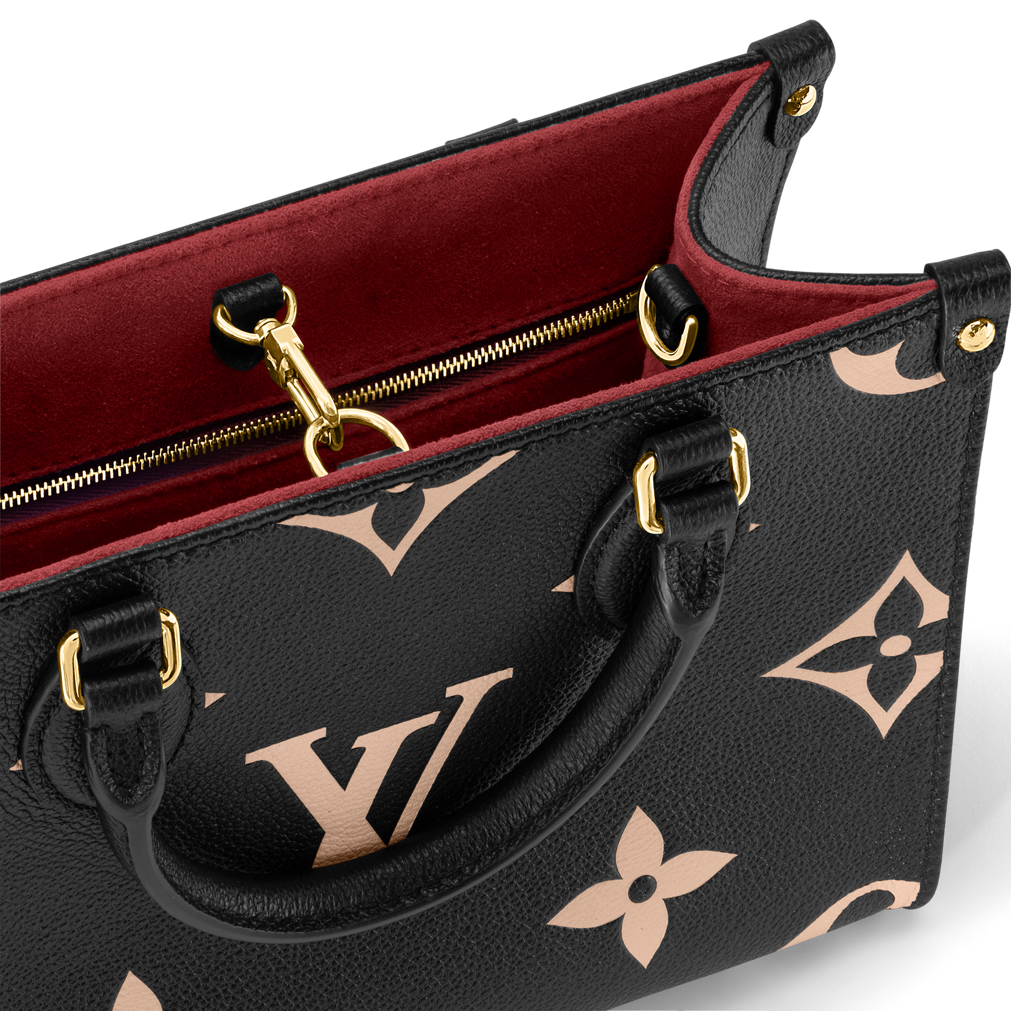 OnTheGo PM 雙色 Monogram Empreinte 皮革 in 女士