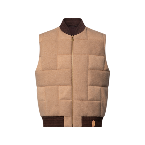 鋪棉山羊絨針織背心 in 男士's 時裝系列 時裝總覽 collections by Louis Vuitton (產品縮放)