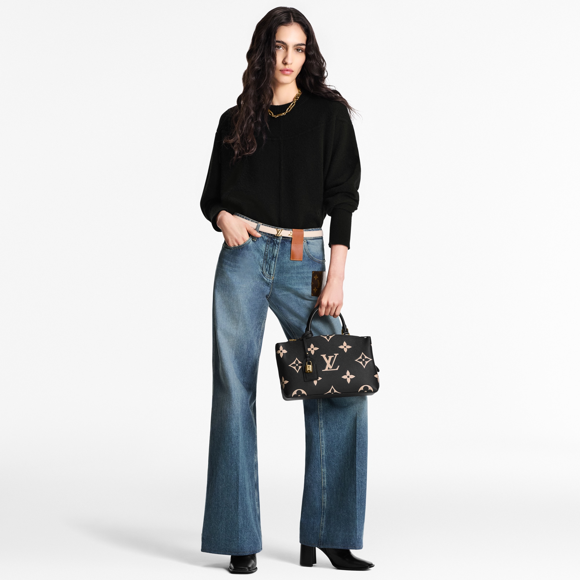 Petit Palais 雙色 Monogram Empreinte 皮革 in 女士