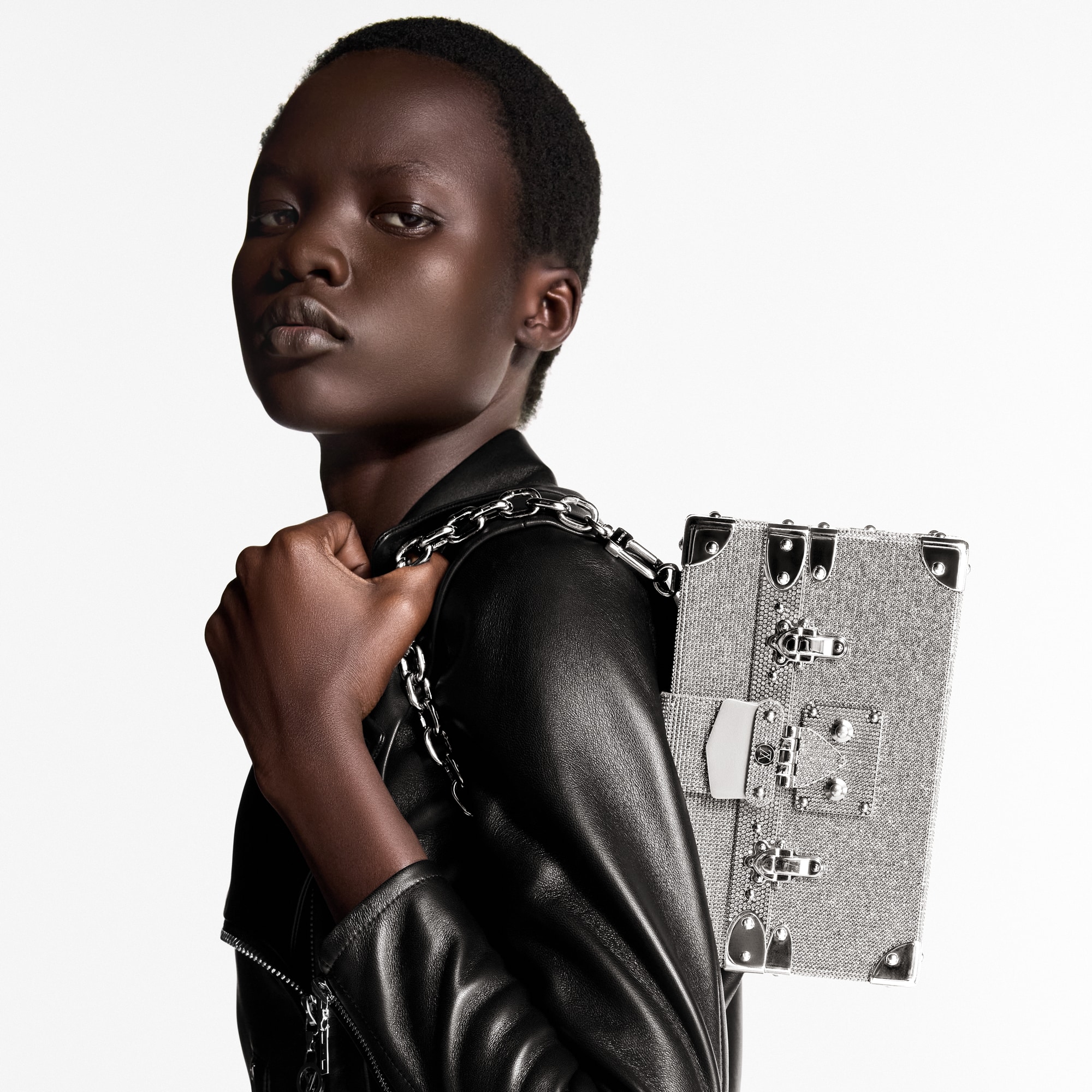 Petite Malle Celebration LV Sparkle 時尚皮革 in 時尚包包及小型皮件