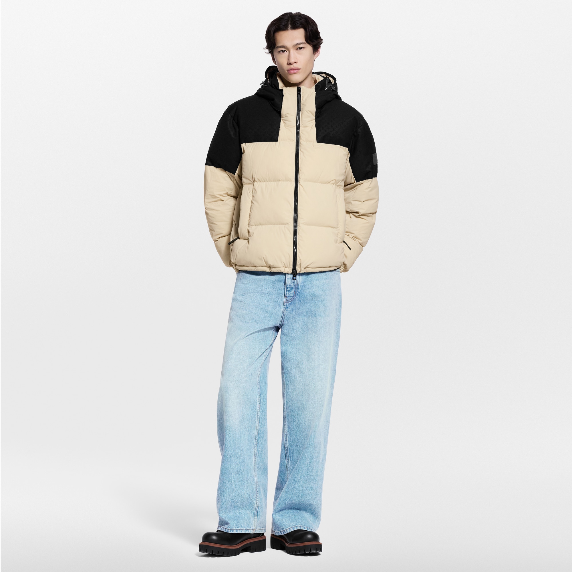 局部 Monogram 圖案 Ecodown 外套  in 男士
