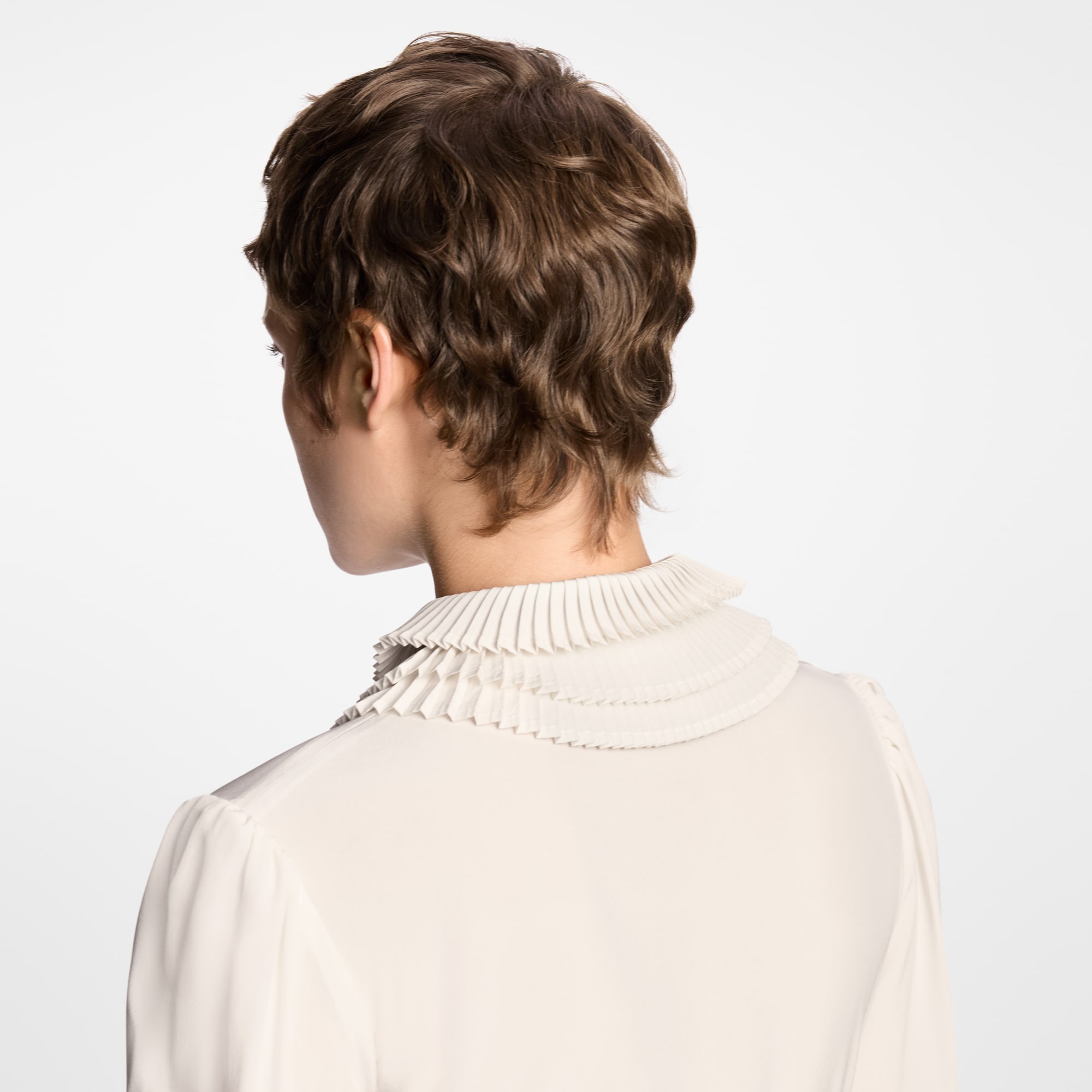 褶襉衣領襯衫  in 女士