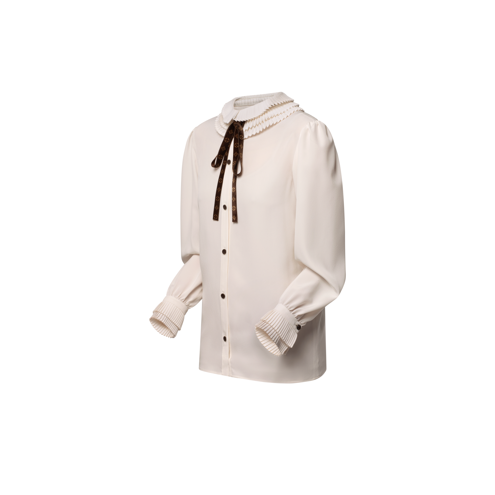 褶襉衣領襯衫  in 女士