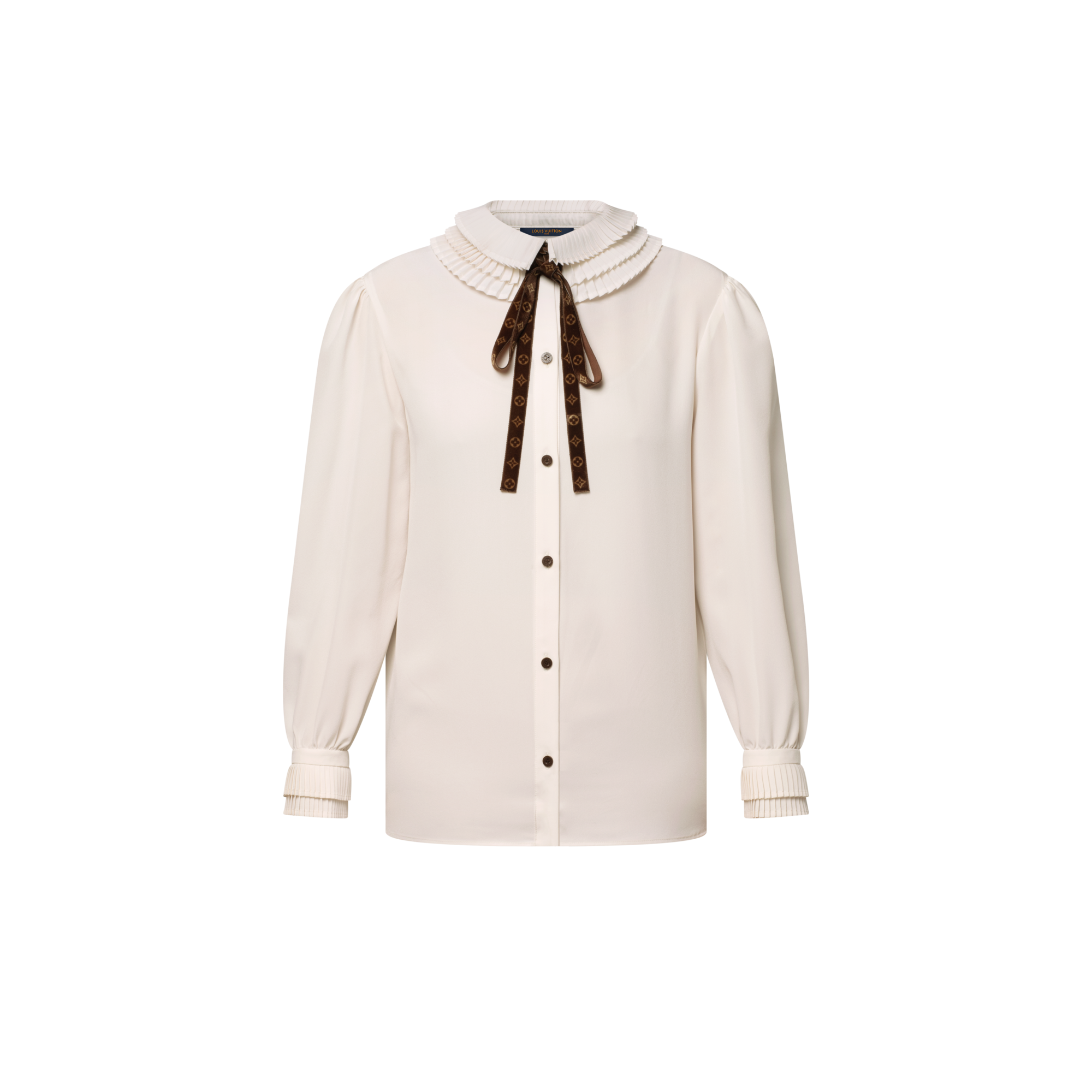 褶襉衣領襯衫  in 女士