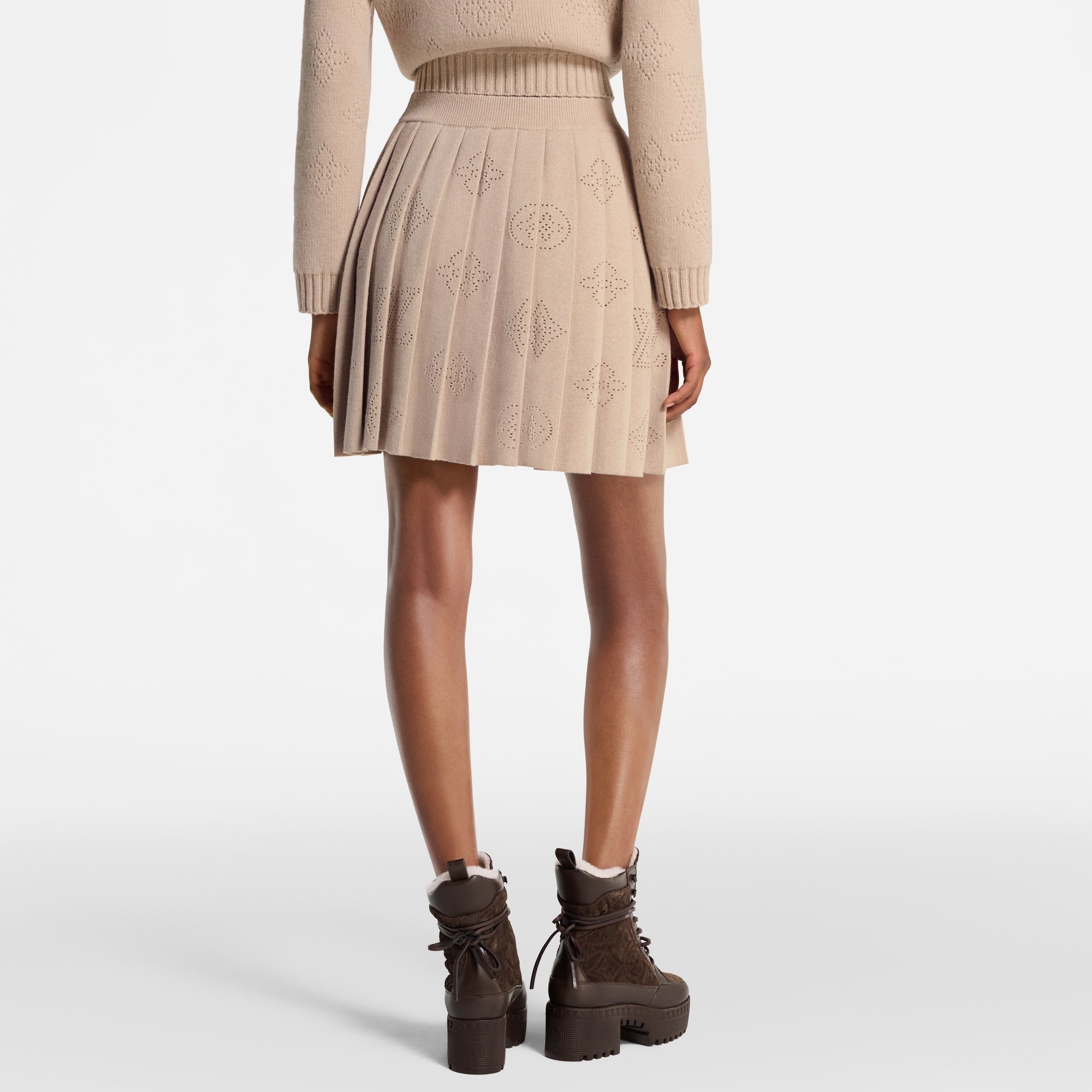 褶襉 Mahina 針織半截裙  in 女士