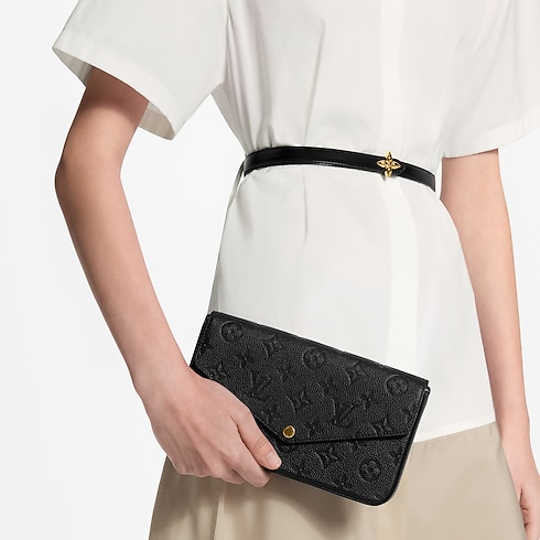 Félicie Pochette Monogram Empreinte 皮革 in 女士's 錢包及小型皮件 迷你包款及鏈條包 collections by Louis Vuitton (產品縮放)