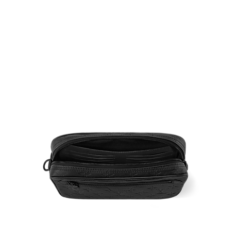 Pochette Kasai Monogram Shadow 皮革 in 男士's 錢包及小型皮件 迷你包款 collections by Louis Vuitton (產品縮放)