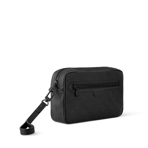 Pochette Kasai Monogram Shadow 皮革 in 男士's 錢包及小型皮件 迷你包款 collections by Louis Vuitton (產品縮放)