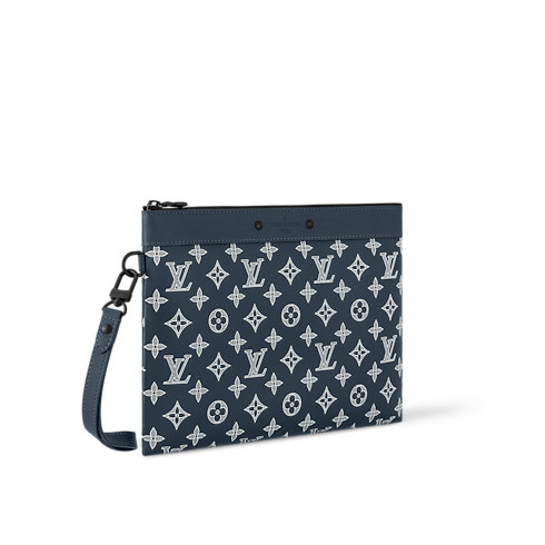 Pochette To-Go Monogram Shadow 皮革 in 男士's 錢包及小型皮件 小型隨身包 collections by Louis Vuitton (產品縮放)