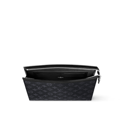 Pochette Voyage MM Monogram Eclipse 帆布 in 男士's 錢包及小型皮件 男裝錢包、皮夾及小型皮件總覽 collections by Louis Vuitton (產品縮放)