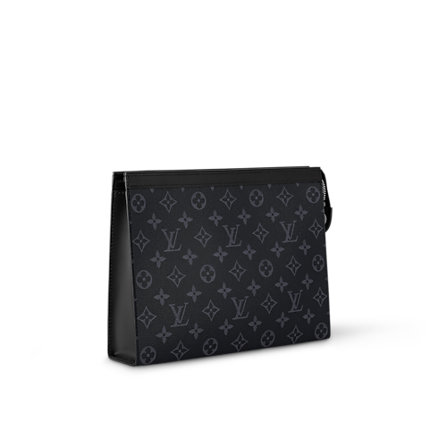 Pochette Voyage MM Monogram Eclipse 帆布 in 男士's 錢包及小型皮件 男裝錢包、皮夾及小型皮件總覽 collections by Louis Vuitton (產品縮放)