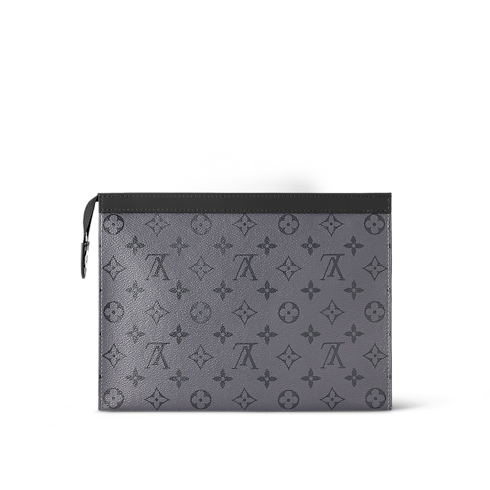 Pochette Voyage MM Monogram Eclipse 帆布 in 男士's 錢包及小型皮件 男裝錢包、皮夾及小型皮件總覽 collections by Louis Vuitton (產品縮放)