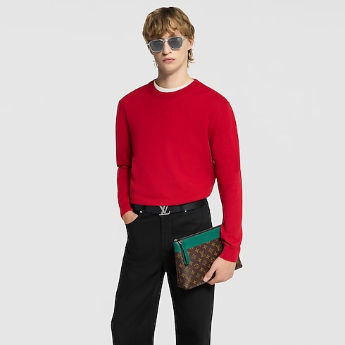 Pochette Voyage Souple Monogram Macassar in 精選禮品's 情人節男士精選禮品 } collections by Louis Vuitton (產品縮放)