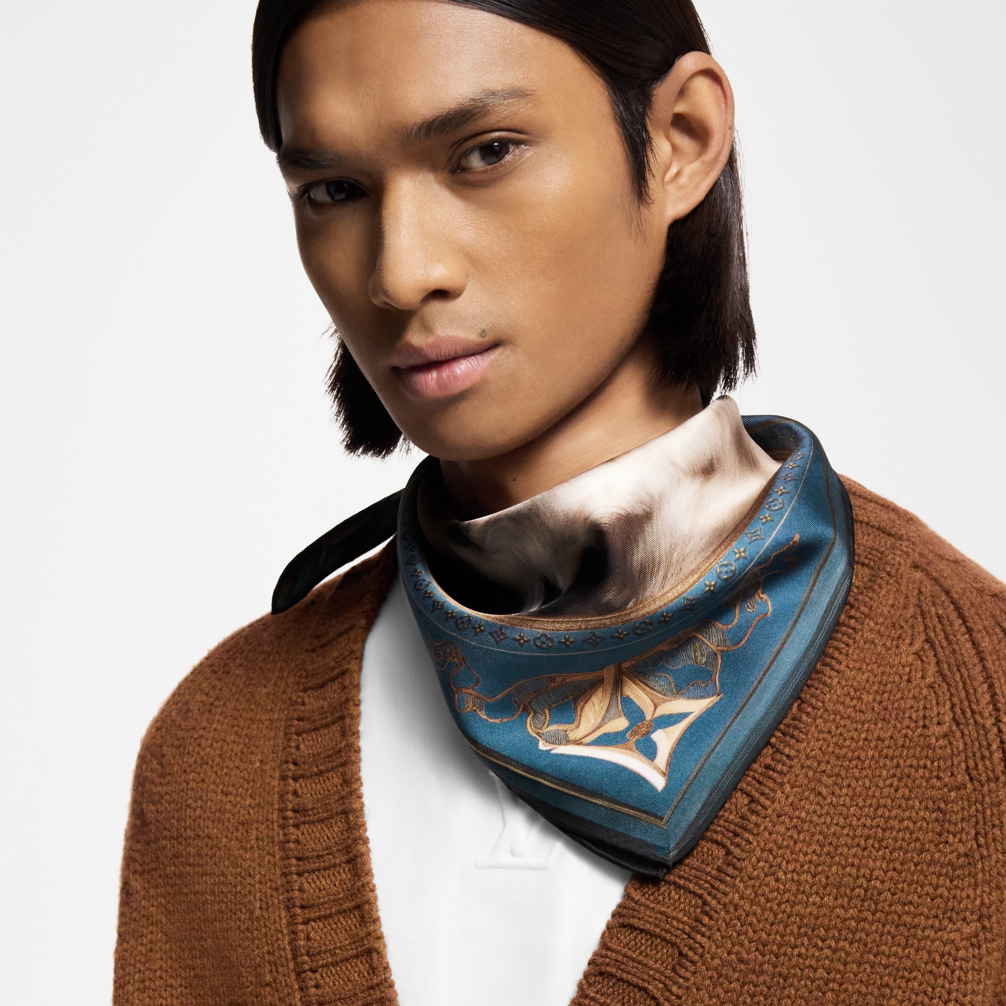 Portrait of a Dog 方巾 . in 男士