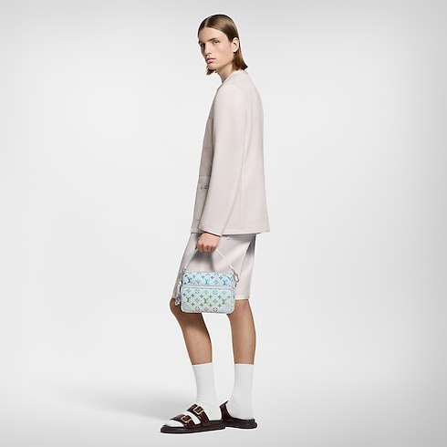 無領羊毛學院風外套 in 男士's 時裝系列 大衣與夾克 collections by Louis Vuitton (產品縮放)