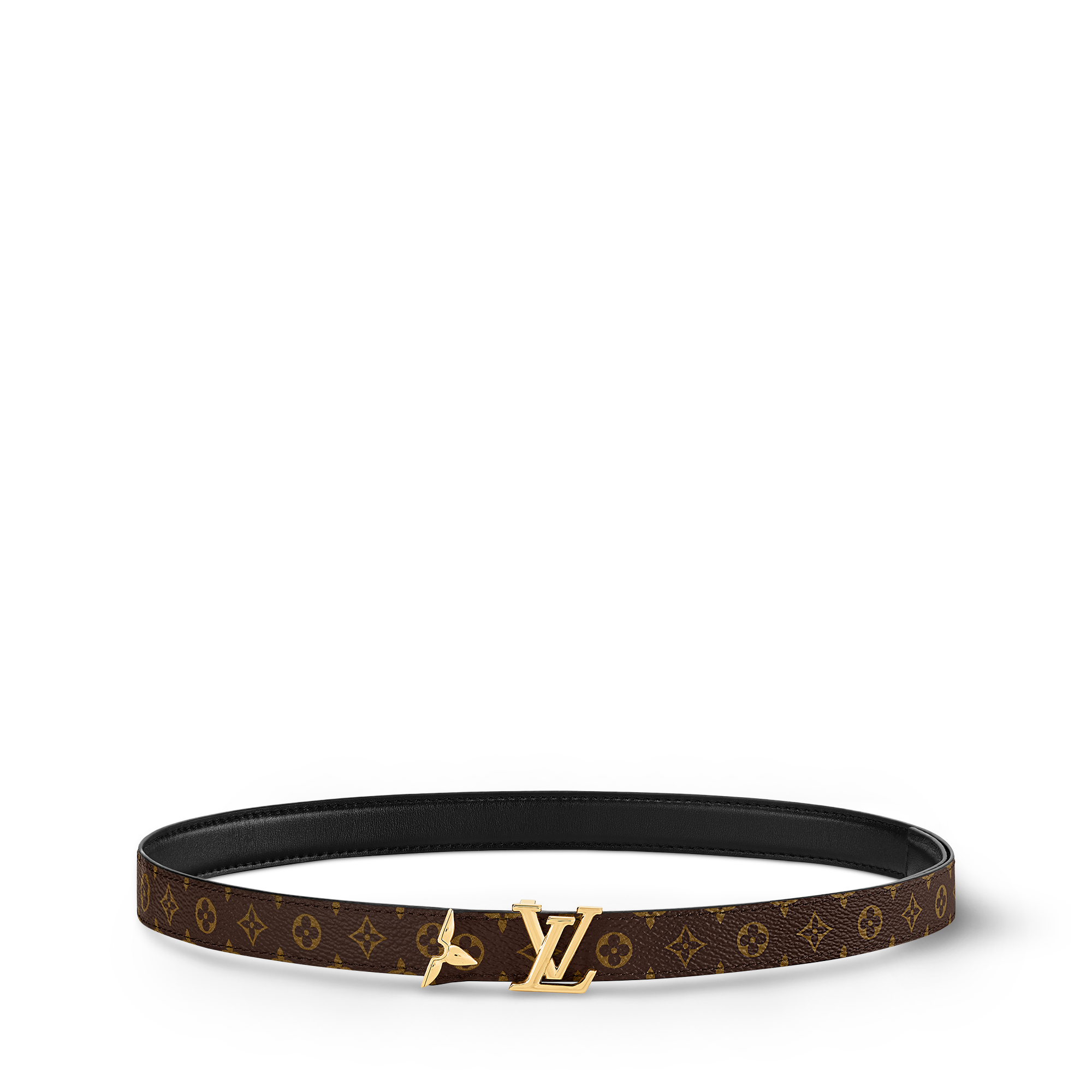 Pretty LV 20毫米雙面皮帶 Monogram 帆布 in 女士