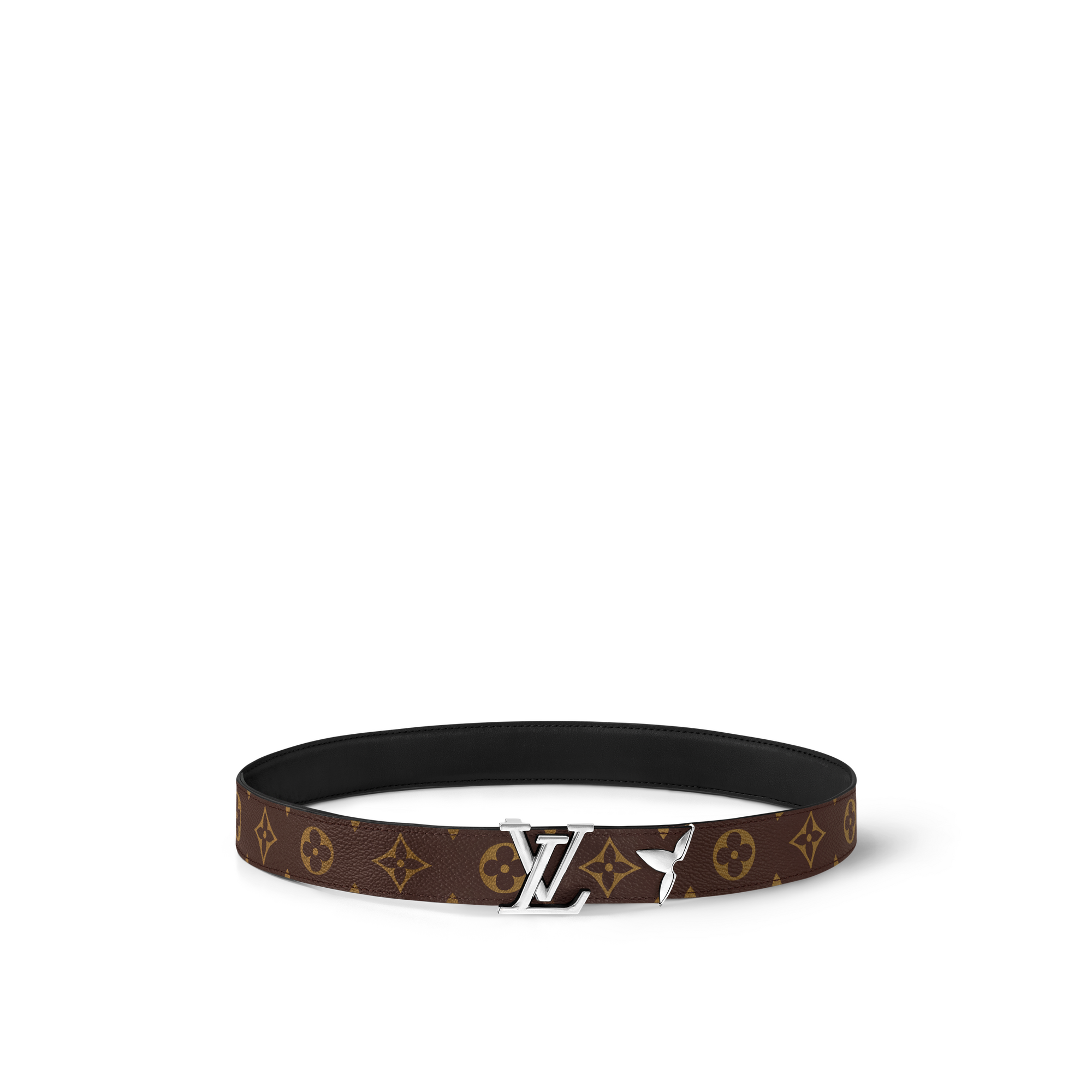 Pretty LV 30毫米雙面皮帶 Monogram 帆布 in 女士
