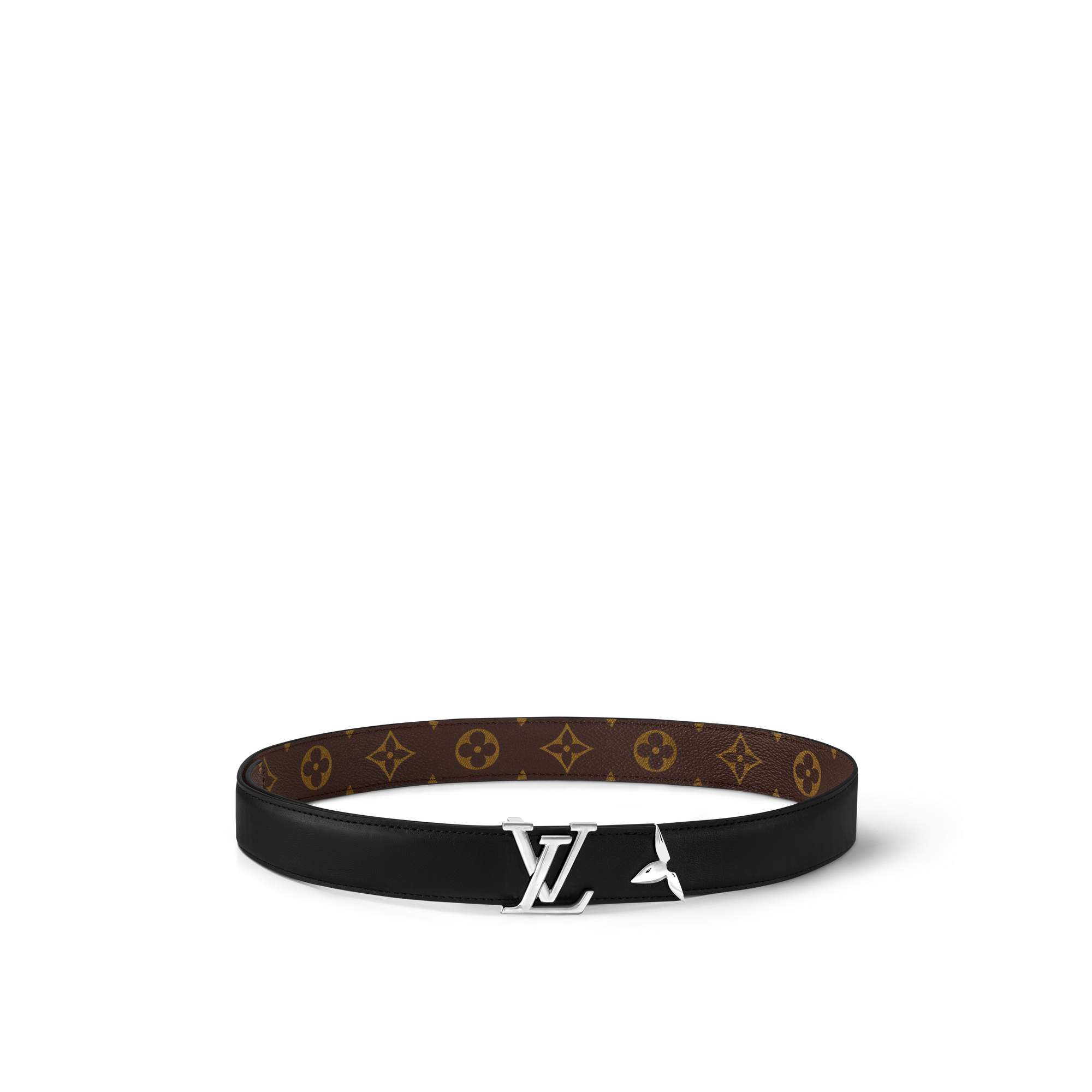 Pretty LV 30毫米雙面皮帶 Monogram 帆布 in 女士