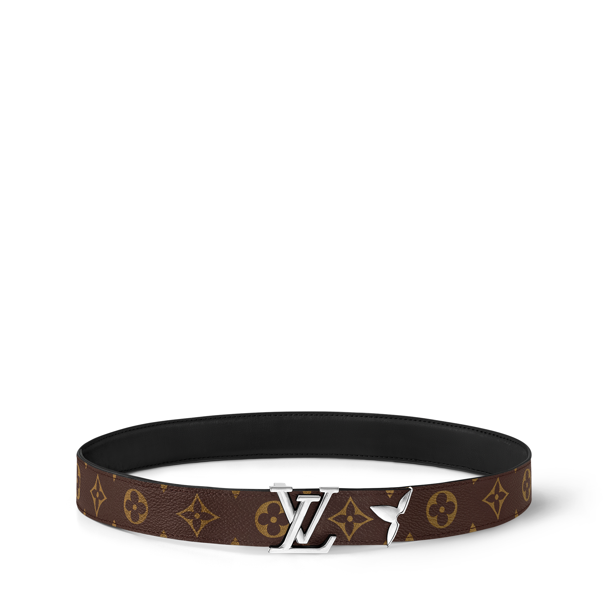 Pretty LV 30毫米雙面皮帶 Monogram 帆布 in 女士
