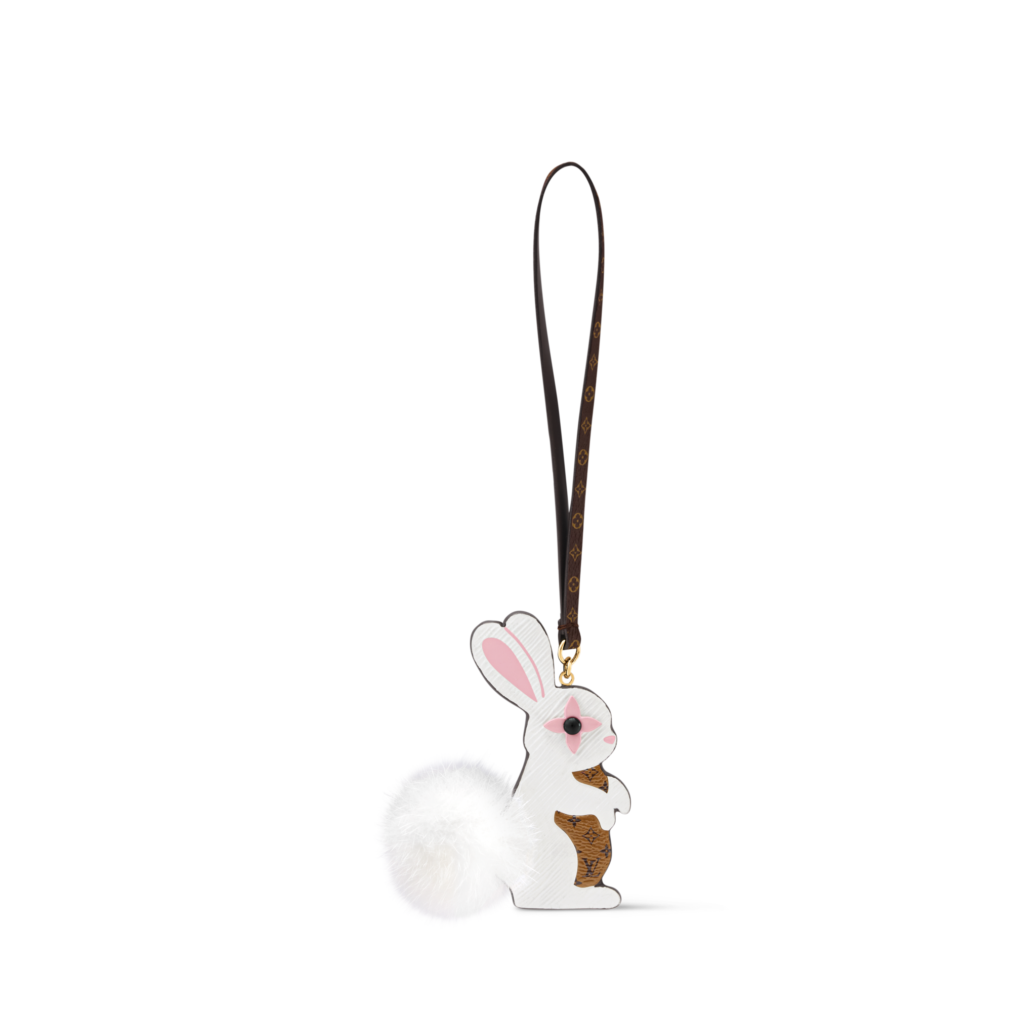 Rabbit LV Furry Friend 包包吊飾 . in 女士